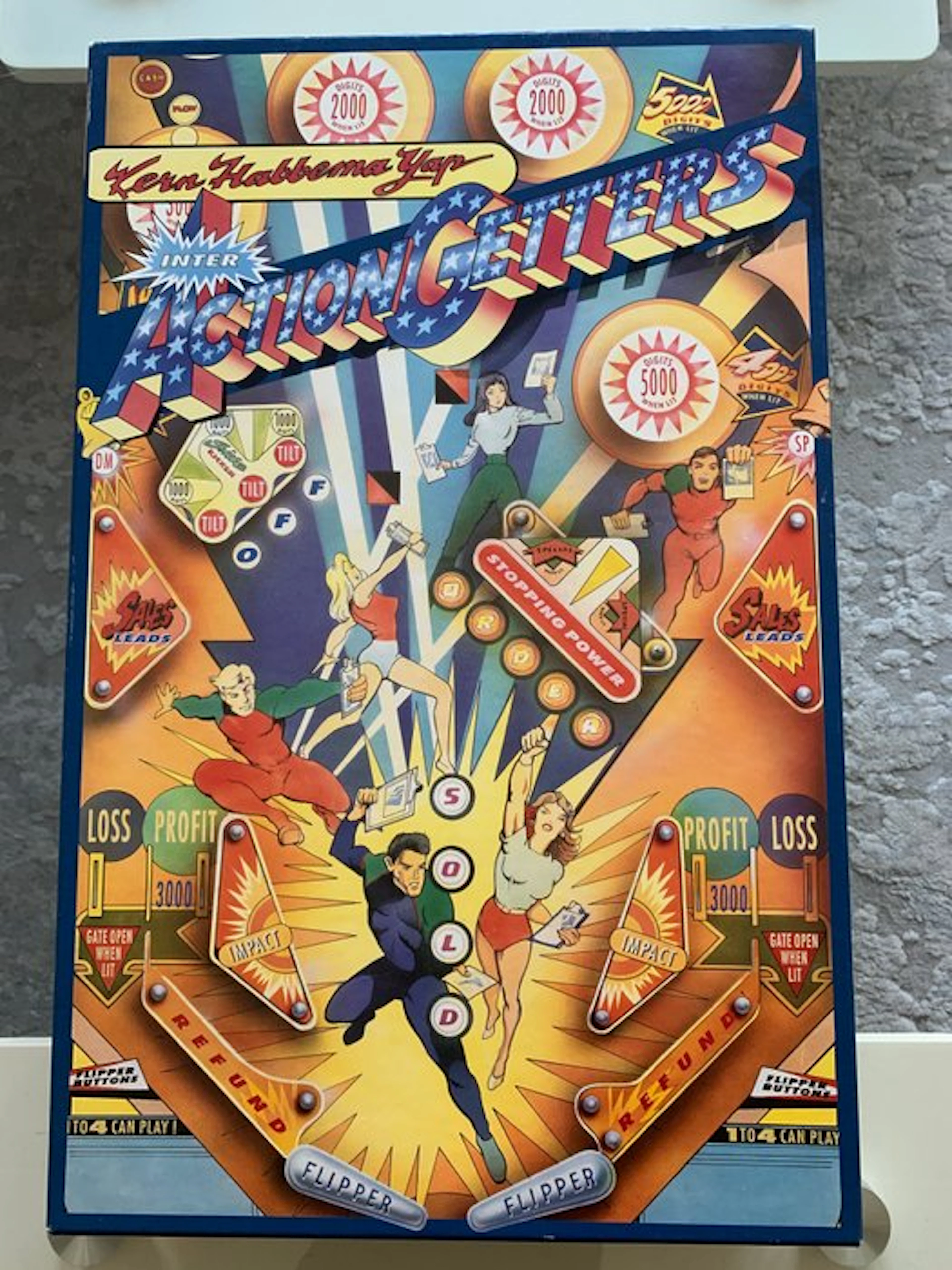 Vintage RARE ActionGetters Bordspel - Vintage 1992 - (Kern