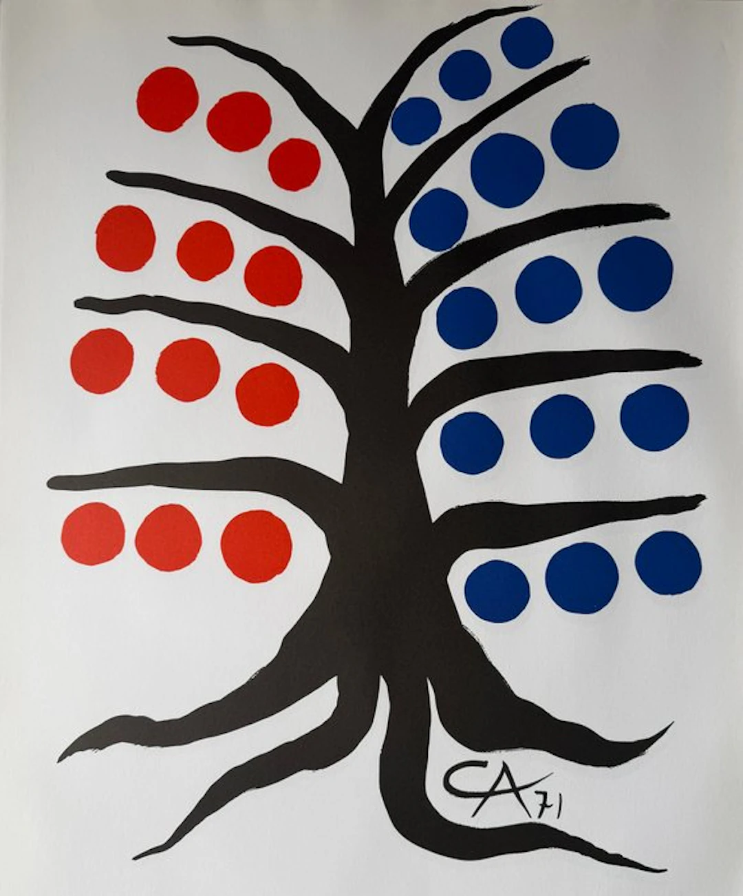 Alexander Calder (1898-1976) - L'arbre coloré