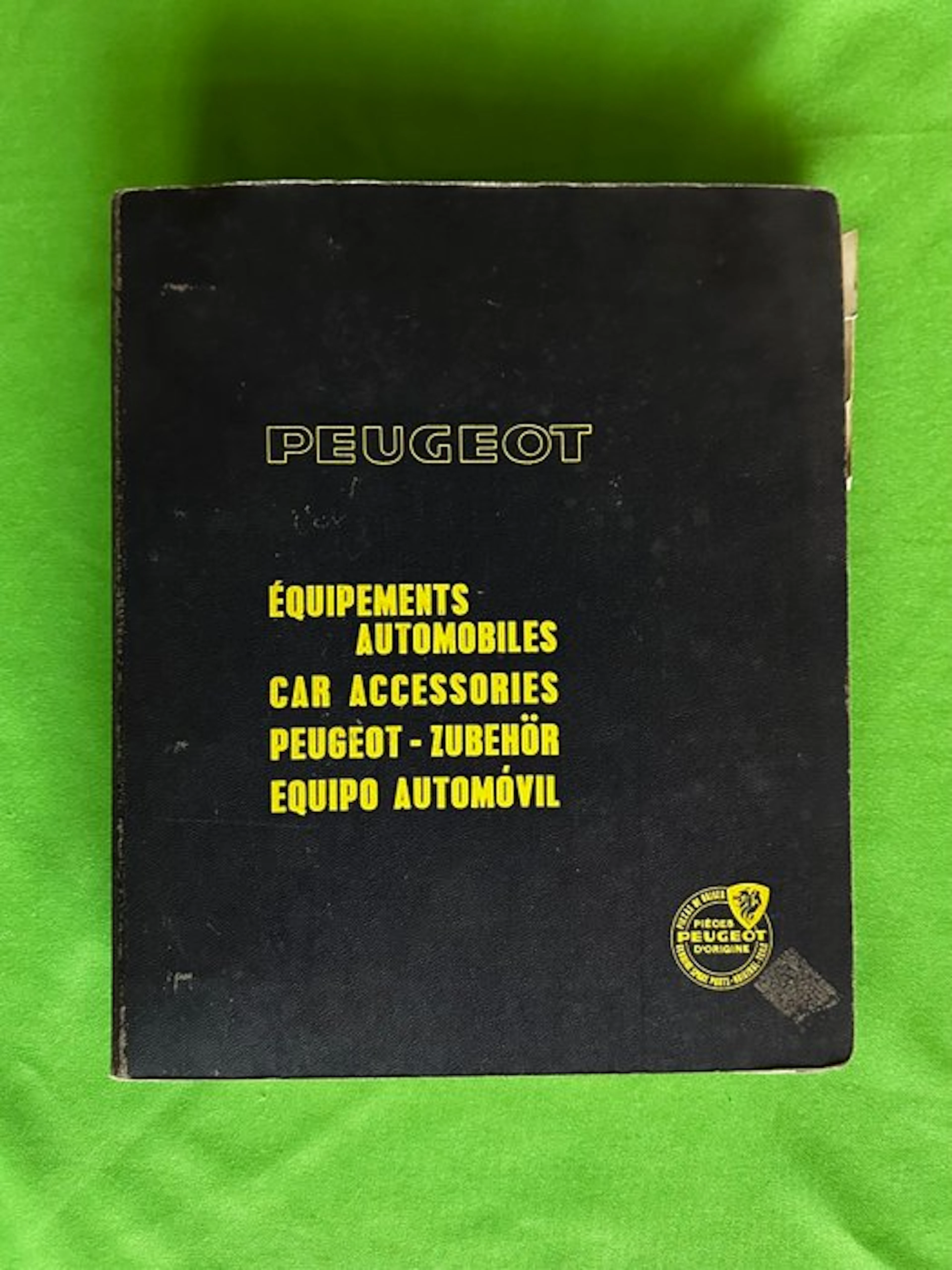 Accessories manual - Peugeot - 504 - 104 - 304 - 504...