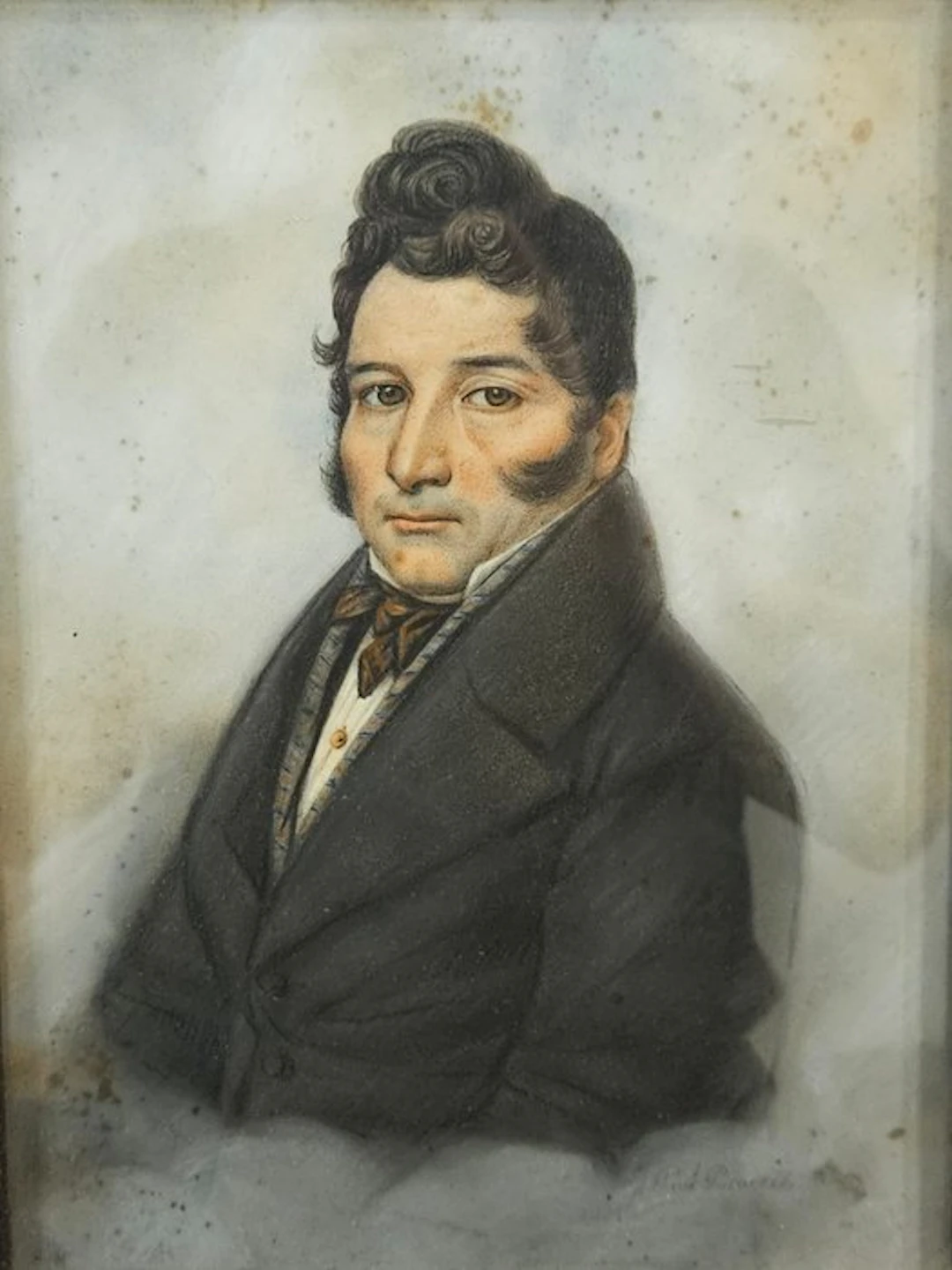 Escuela romántica europea (XIX) - Retrato de Caballero