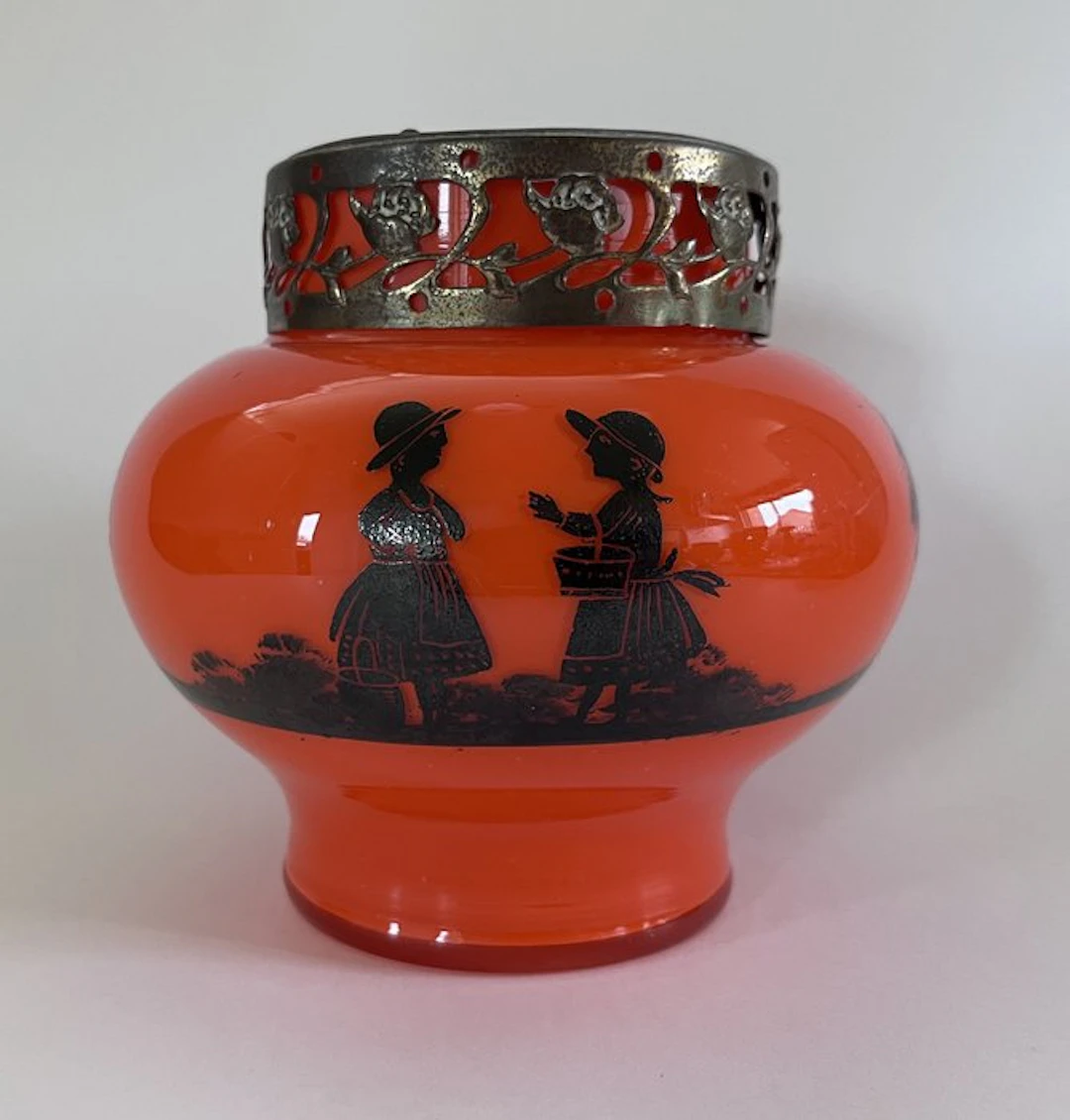 Lötz Witwe - Art Deco - Tango glas - Vase - Glass - Flower sparkler