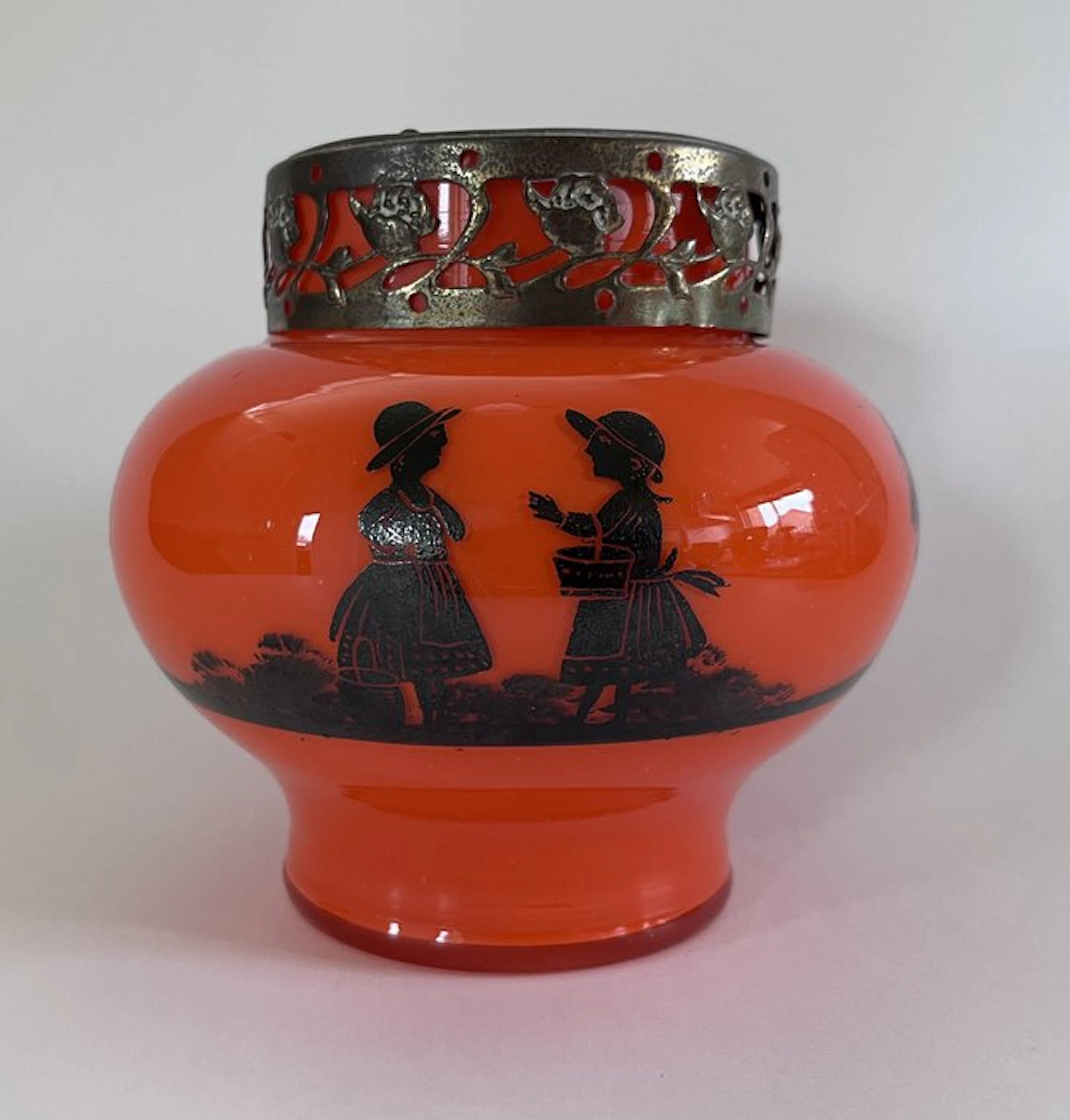 Lötz Witwe - Art Deco - Tango glas - Vase - Glass - Flower sparkler