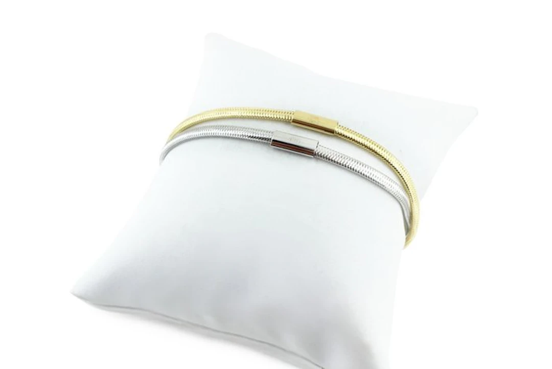 Bracelet - 18 kt. Yellow gold, White gold