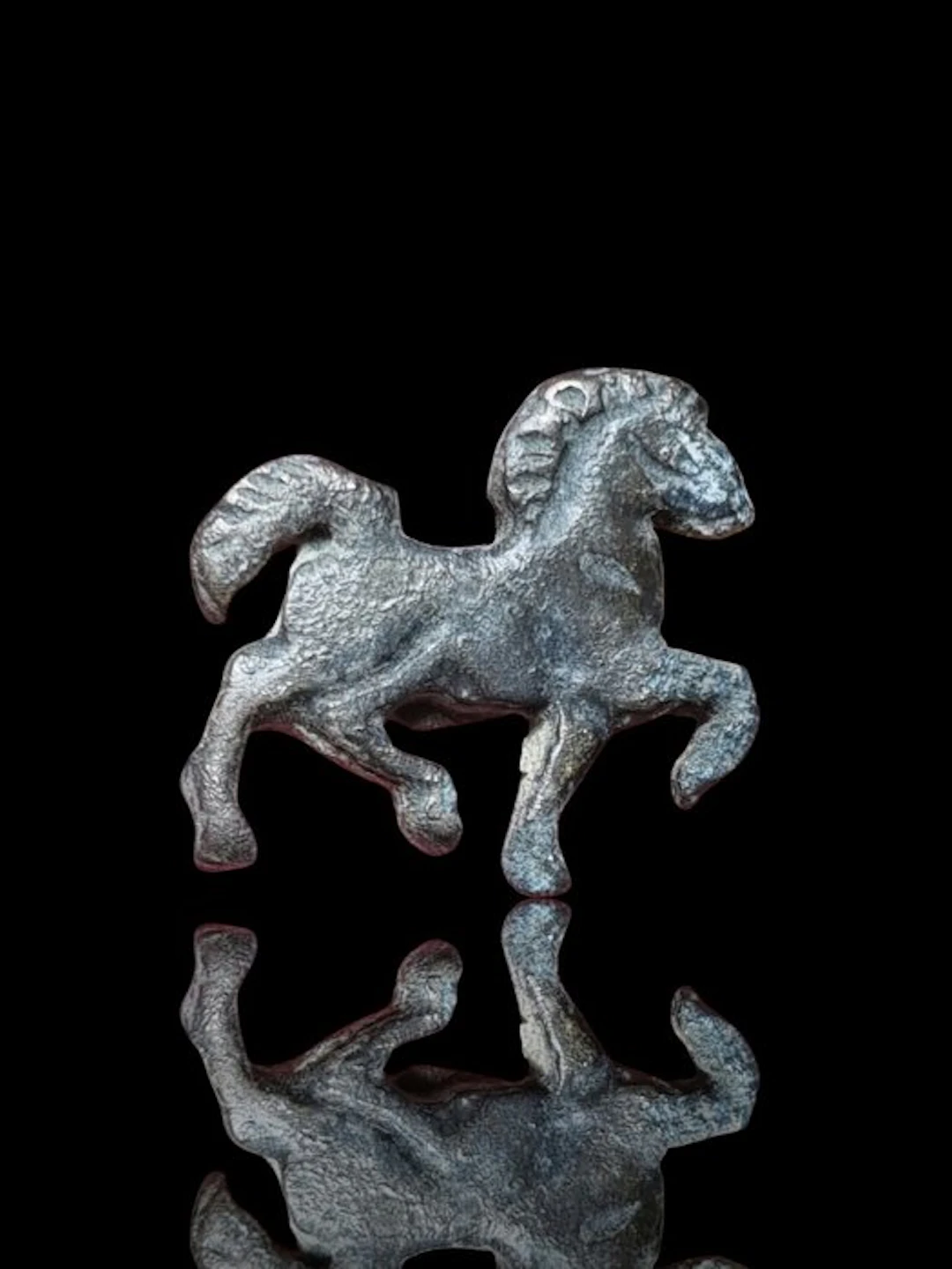Post medieval Bronze Rare Horse Hat Pin (No reserve price)