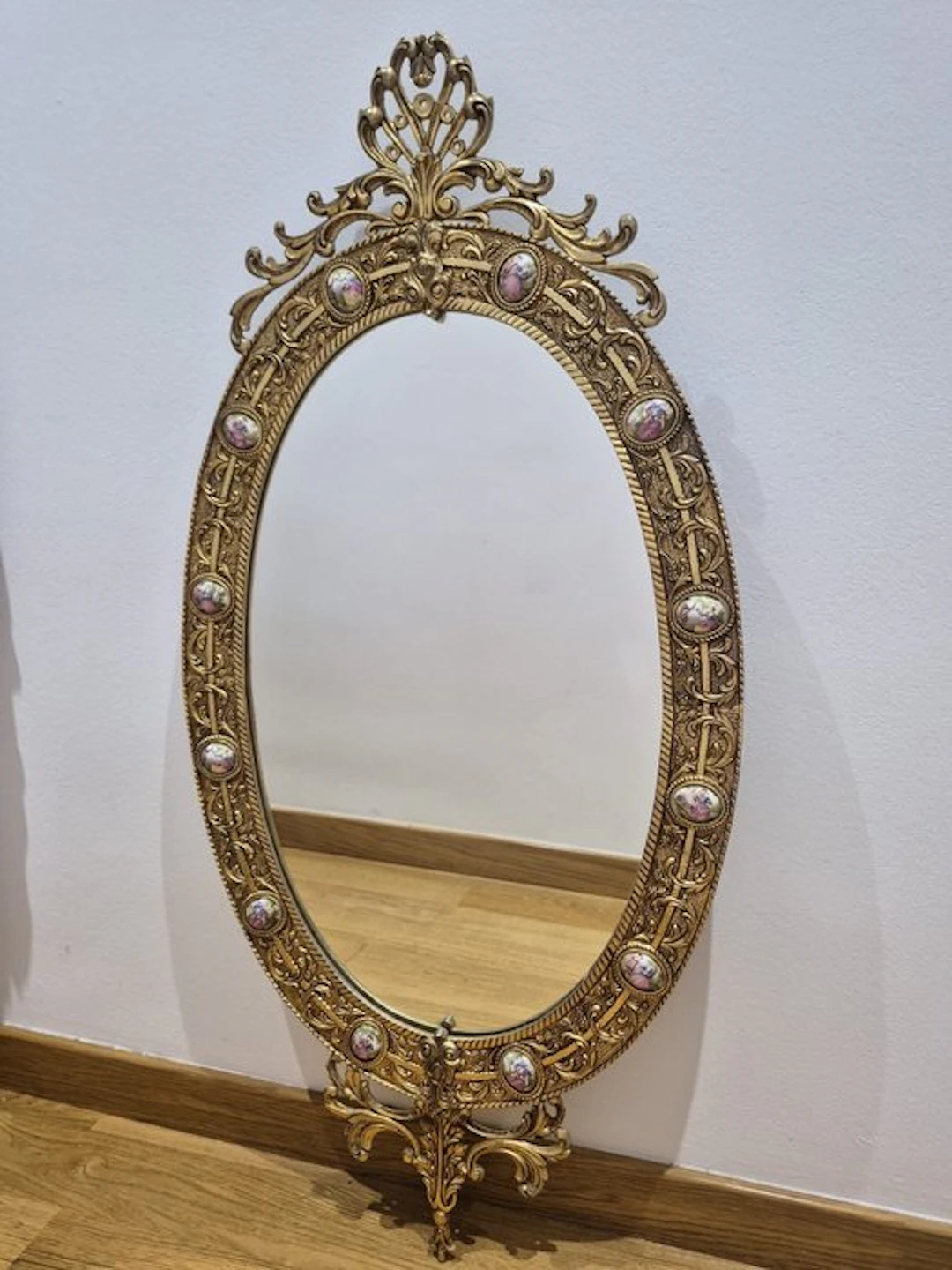 Mirror - Wood, Metal, Porcelain - Louis XVI mirror