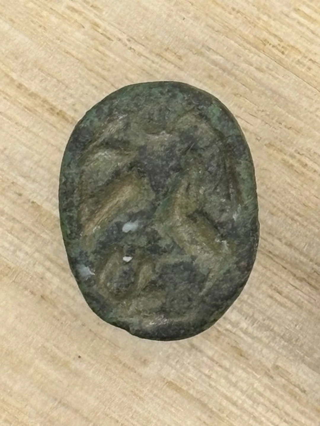 Early medieval Bronze Small bronze medieval seal matrix...