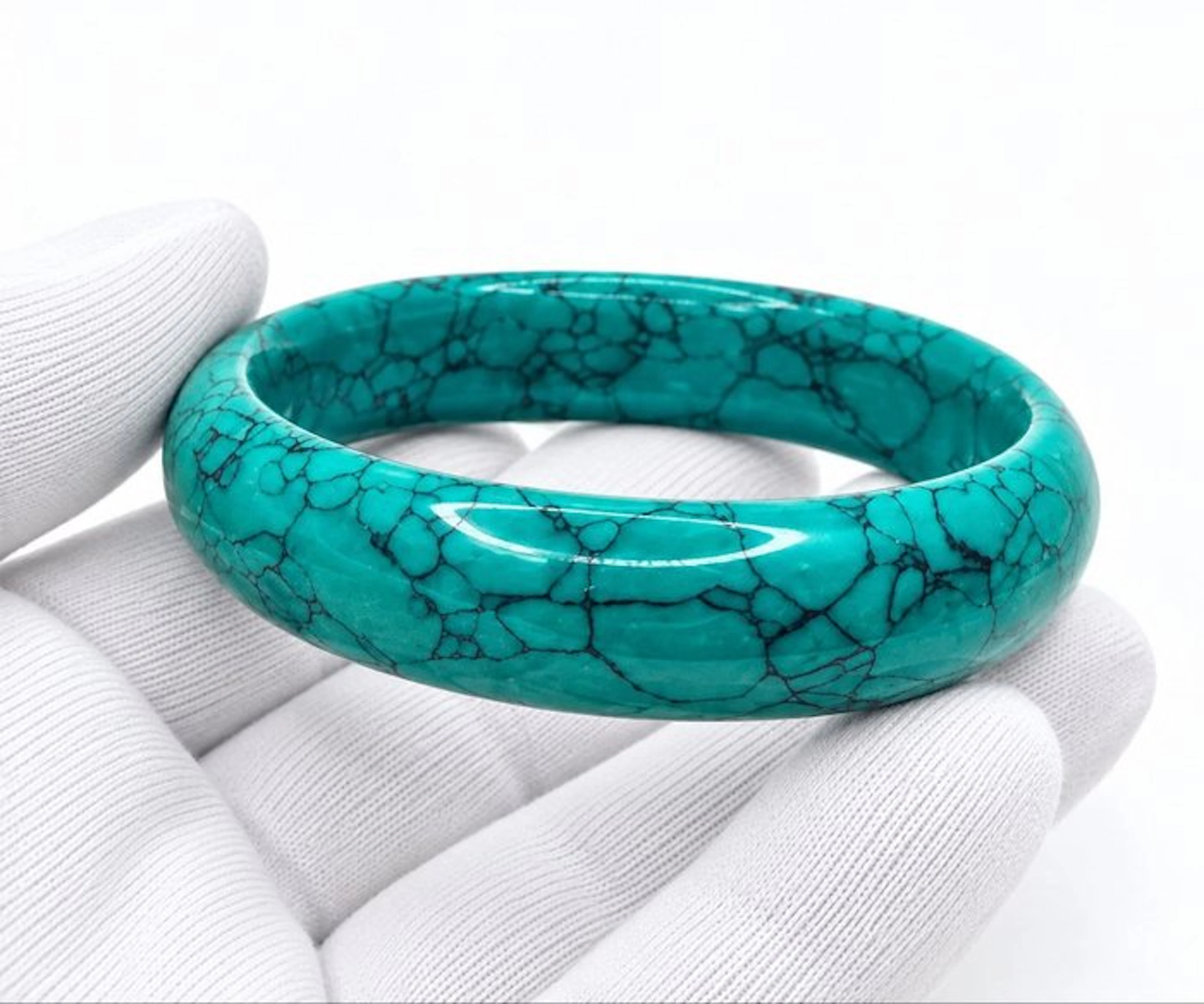 Elegant Howlite Turquoise Bracelet - Bracelet - Bracelet