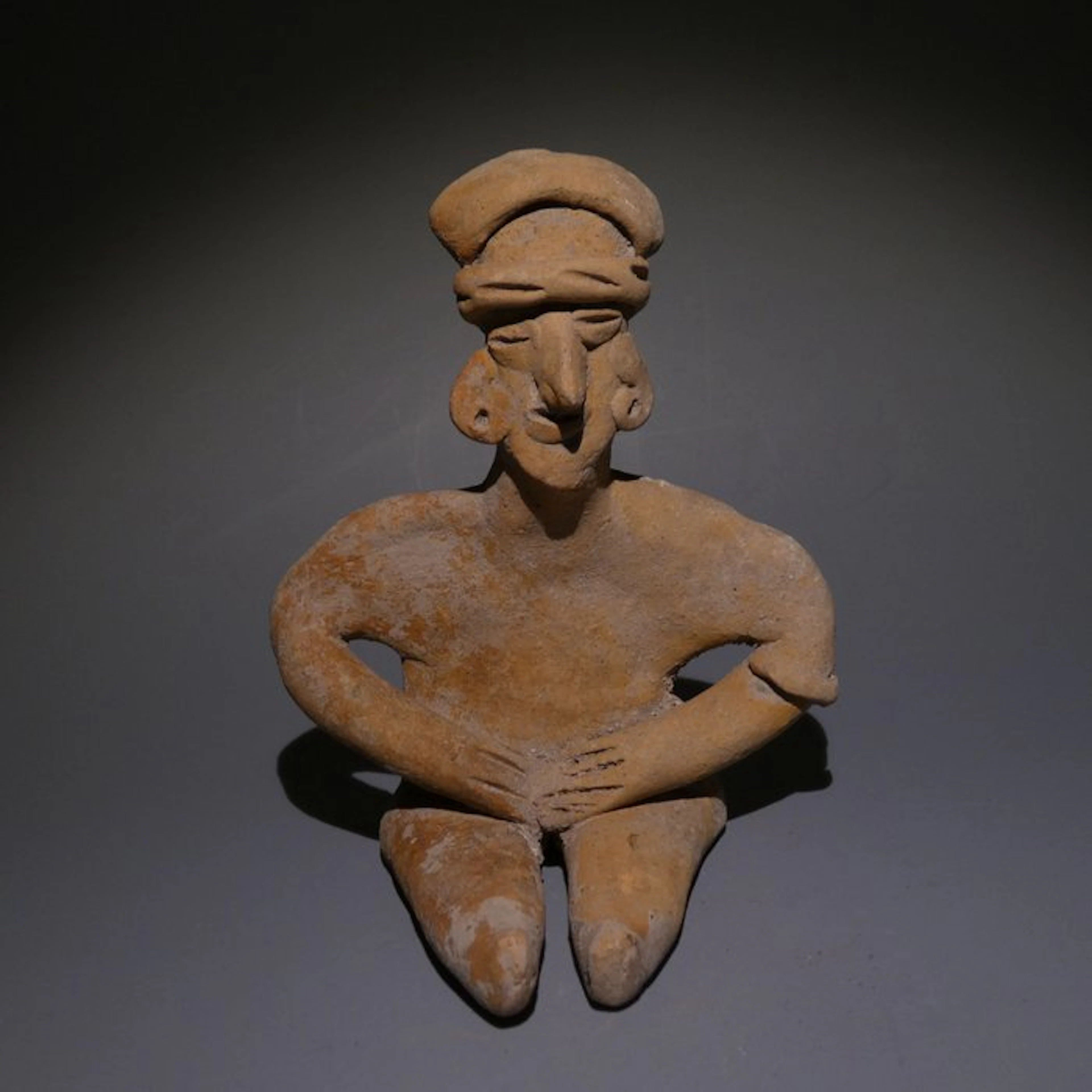 Colima, West Coast Mexico Terracotta Seated figure