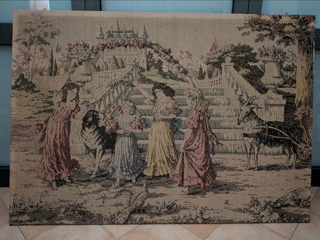 Tapestry - 126 cm - 178 cm - Neo-Romantic and pastoral