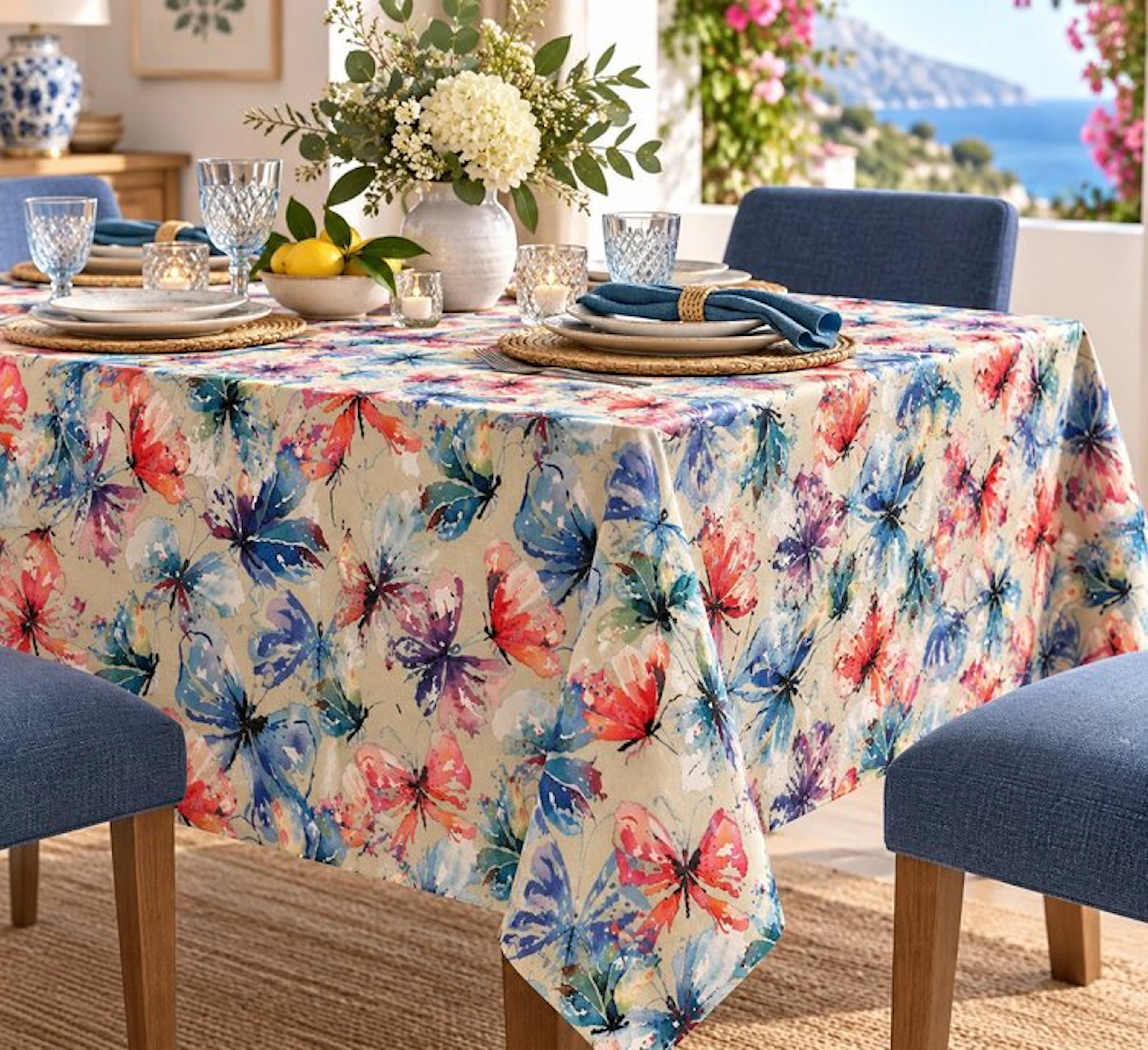 Butterfly Garden - Tablecloth - 230 cm - 140 cm