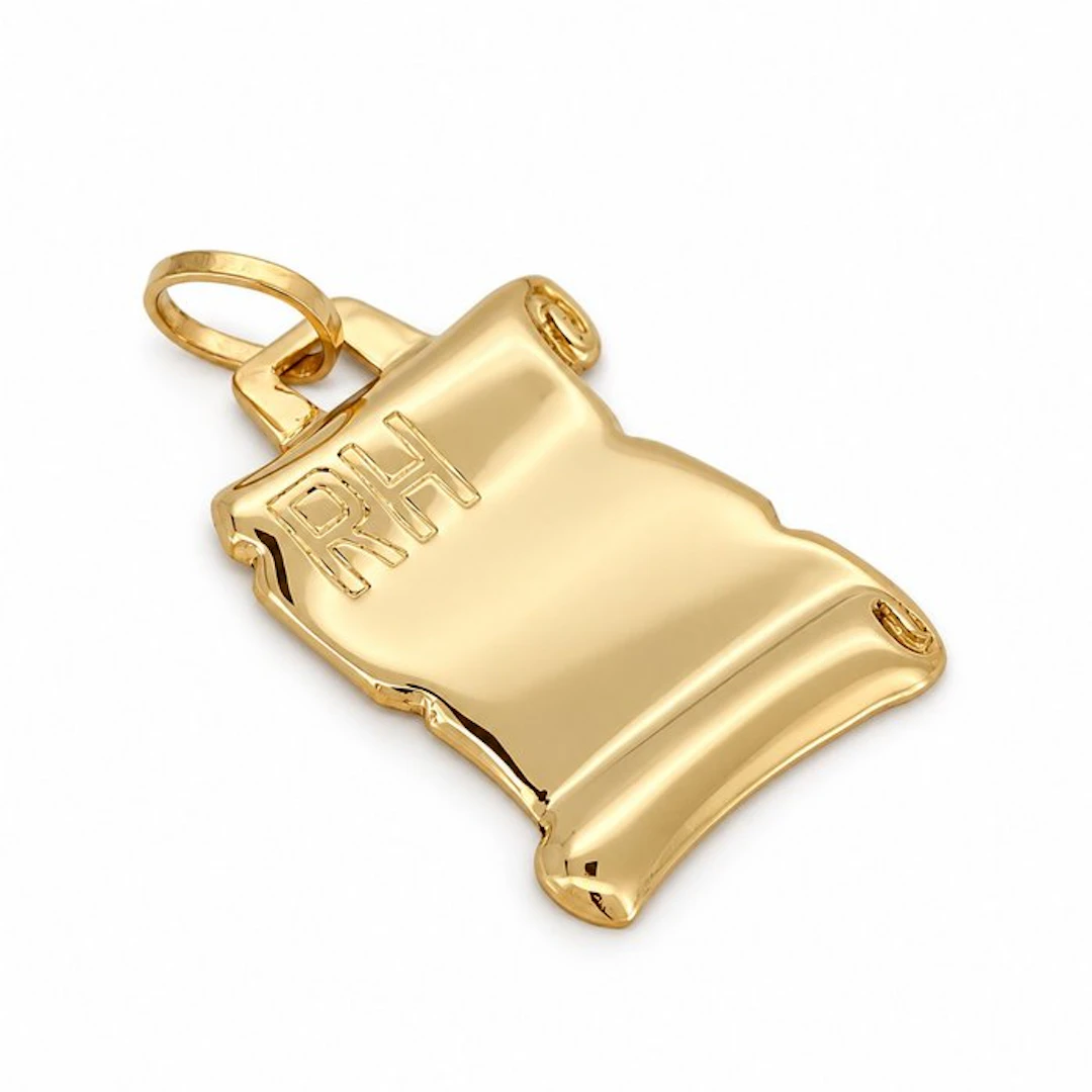 No reserve price - Pendant - 18 kt. Yellow gold - Made in Italy - Handmade