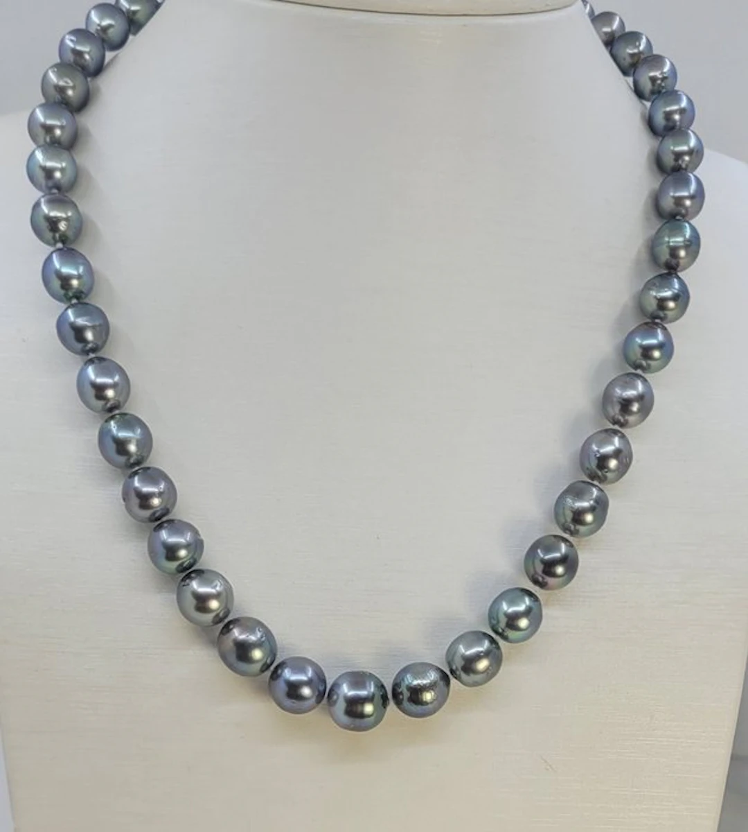 Necklace PSL Certified Tahitian Pearls - 8.0x10.8mm