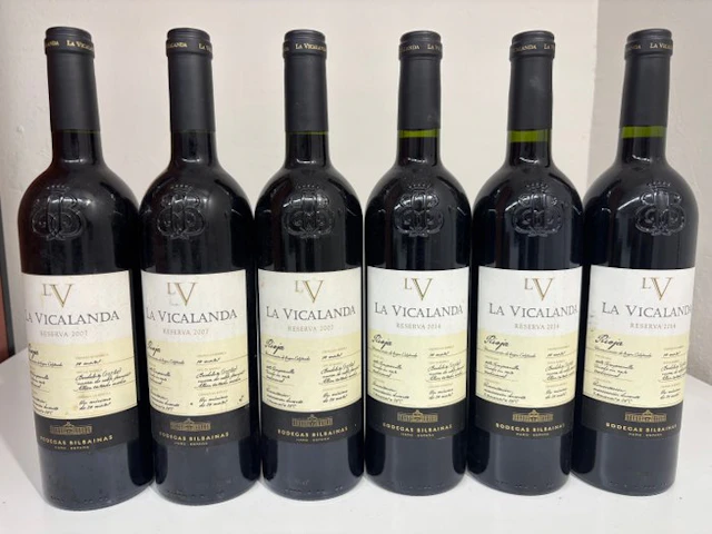 2007 (x3) & 2014 (x3) Bodegas Bilbaínas