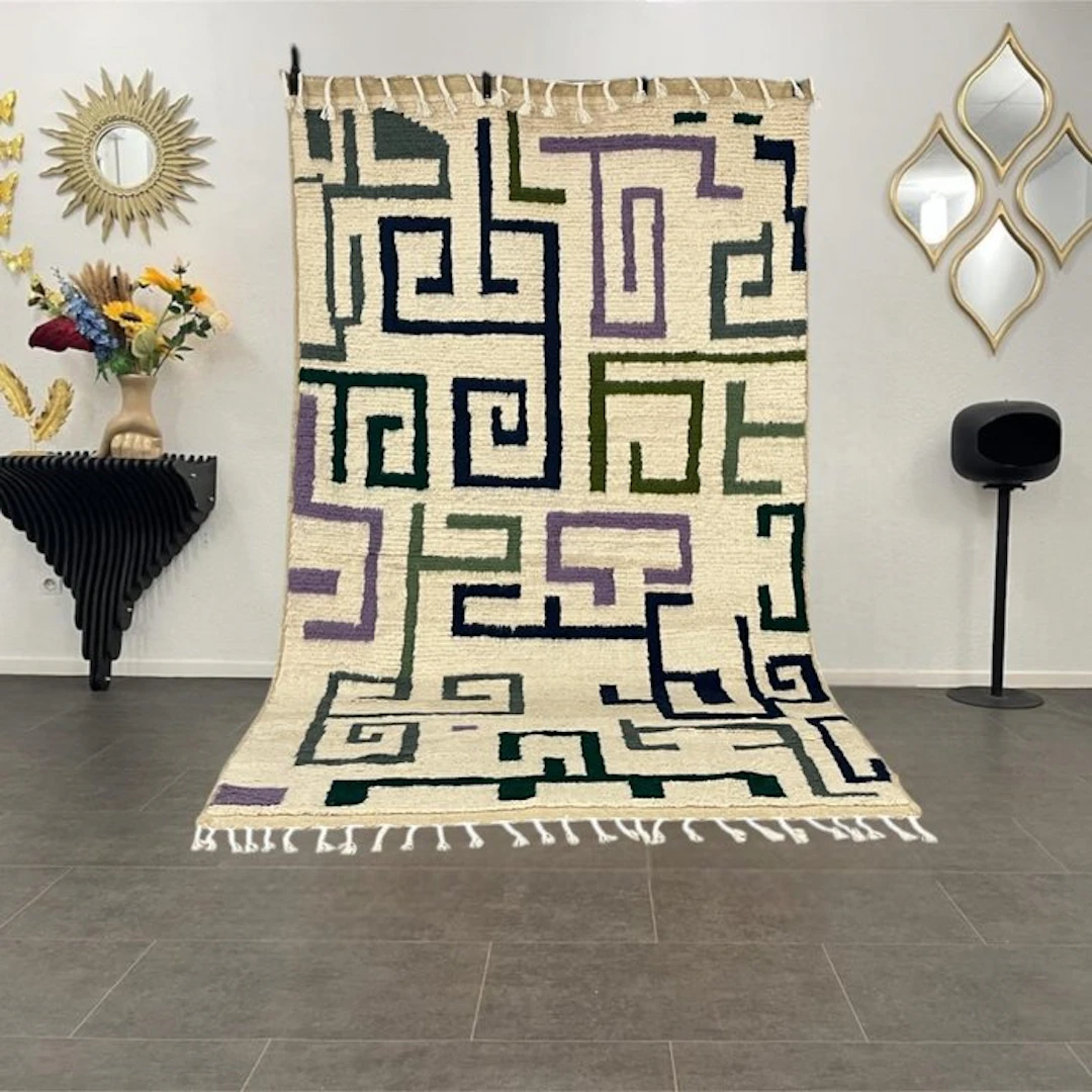 Berber, 100% wool rug – traditional weaving – new...