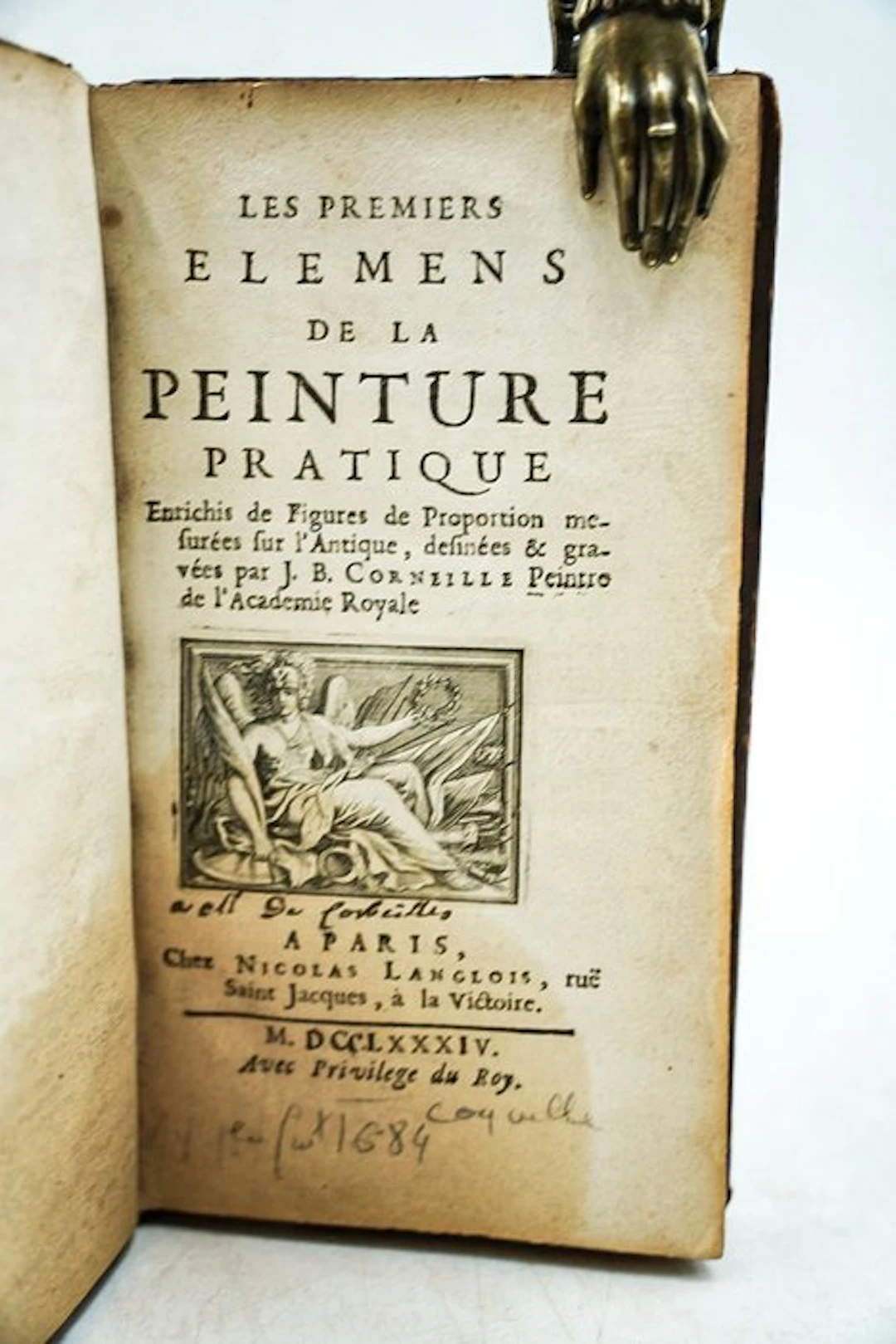 J. B. Corneille - Les premiers elemens de la peinture pratique - 1684