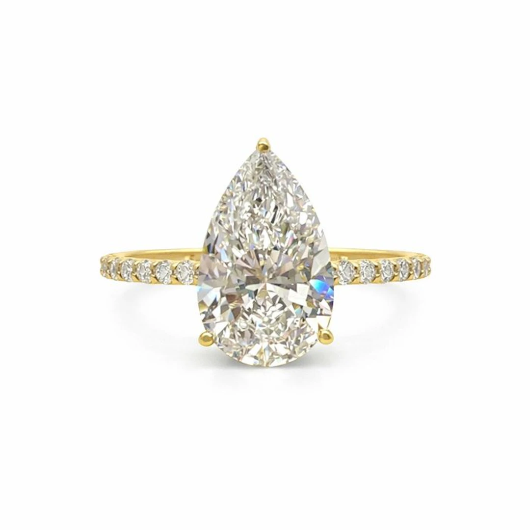 No reserve price - Ring - 14 kt