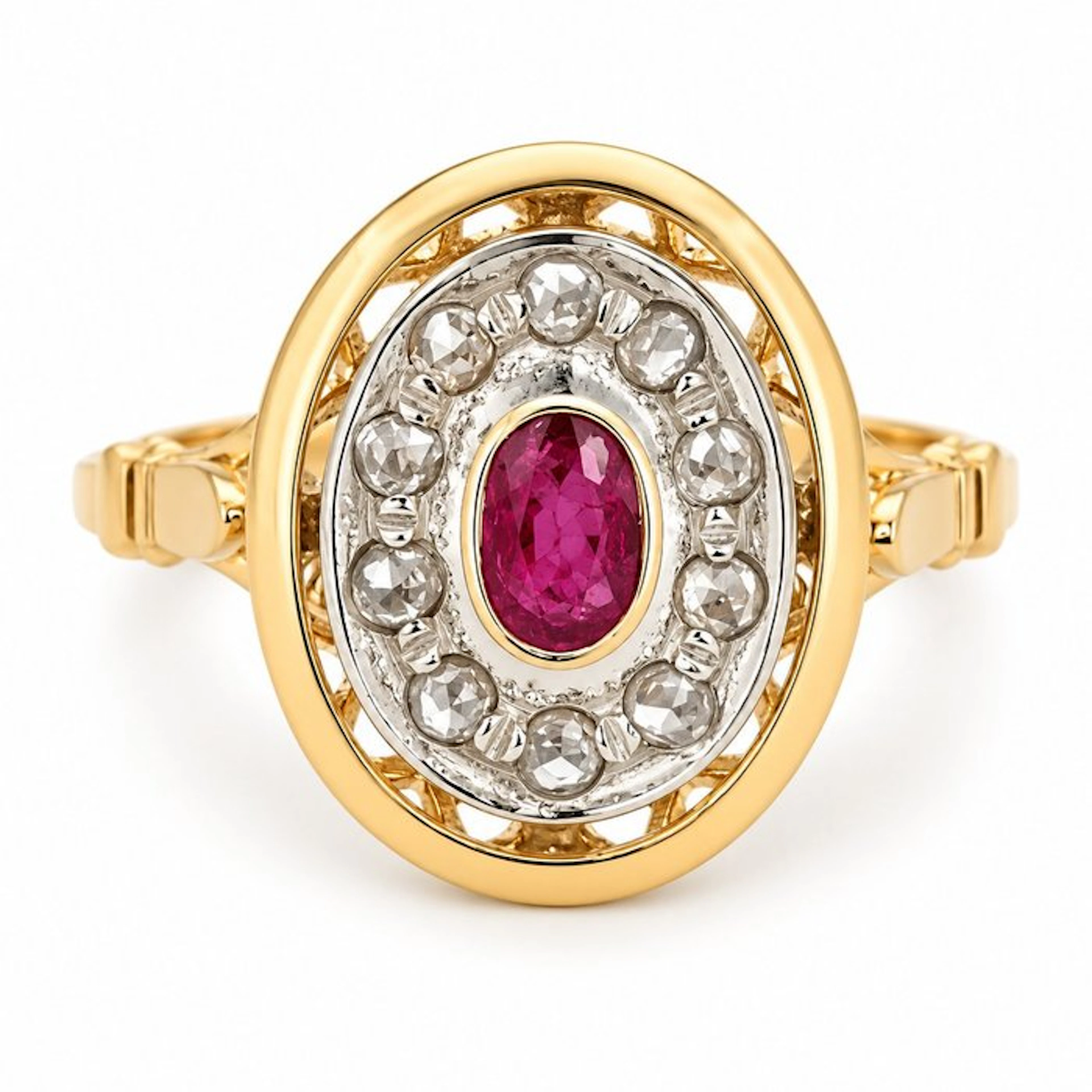 No reserve price - Ring - 18 kt