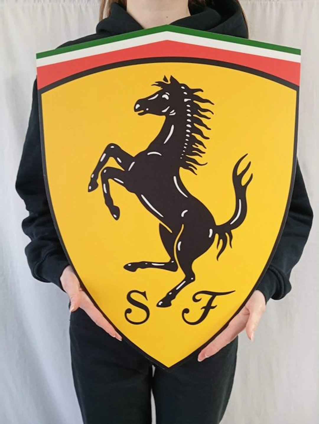 Ferrari - Ferrari Emblem 43x59cm - Aluminium - Emblem 43x59cm - Sign