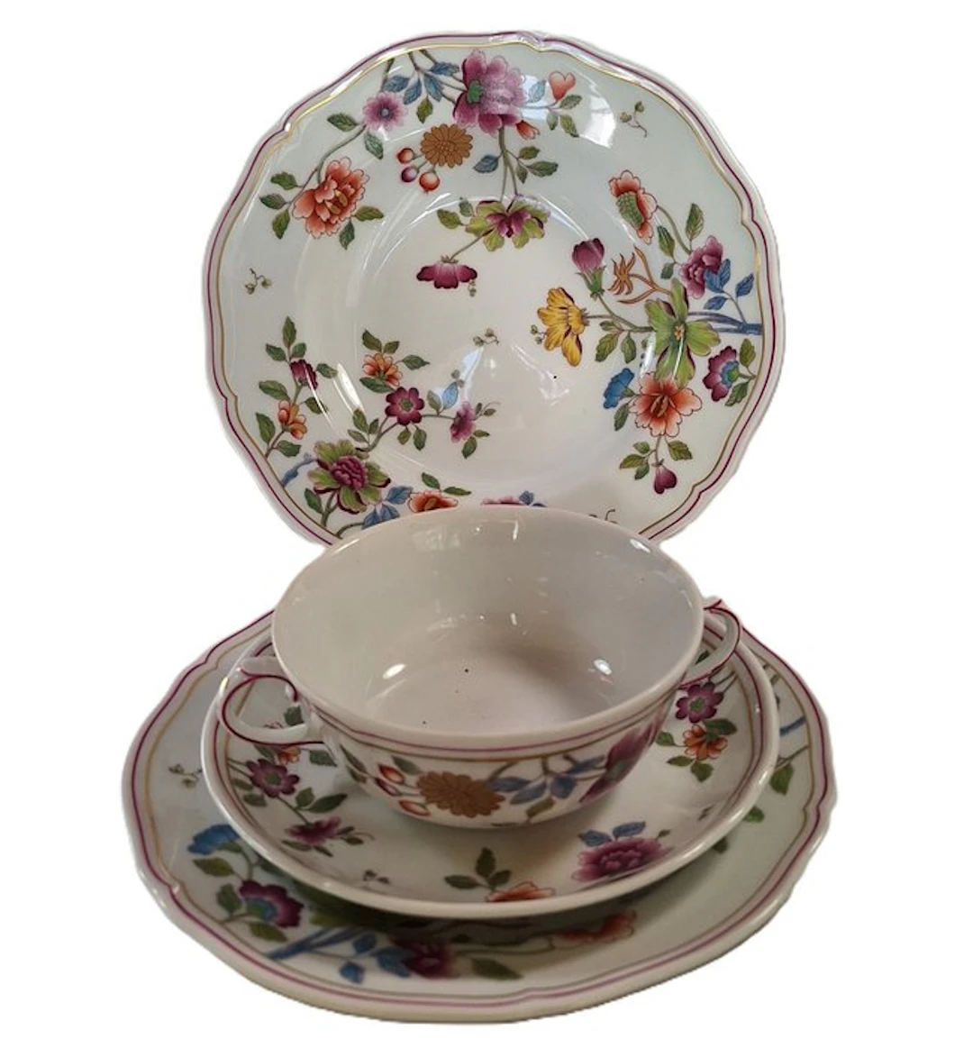 Richard Ginori - Plate (2) - + kop en schotel - Porcelain