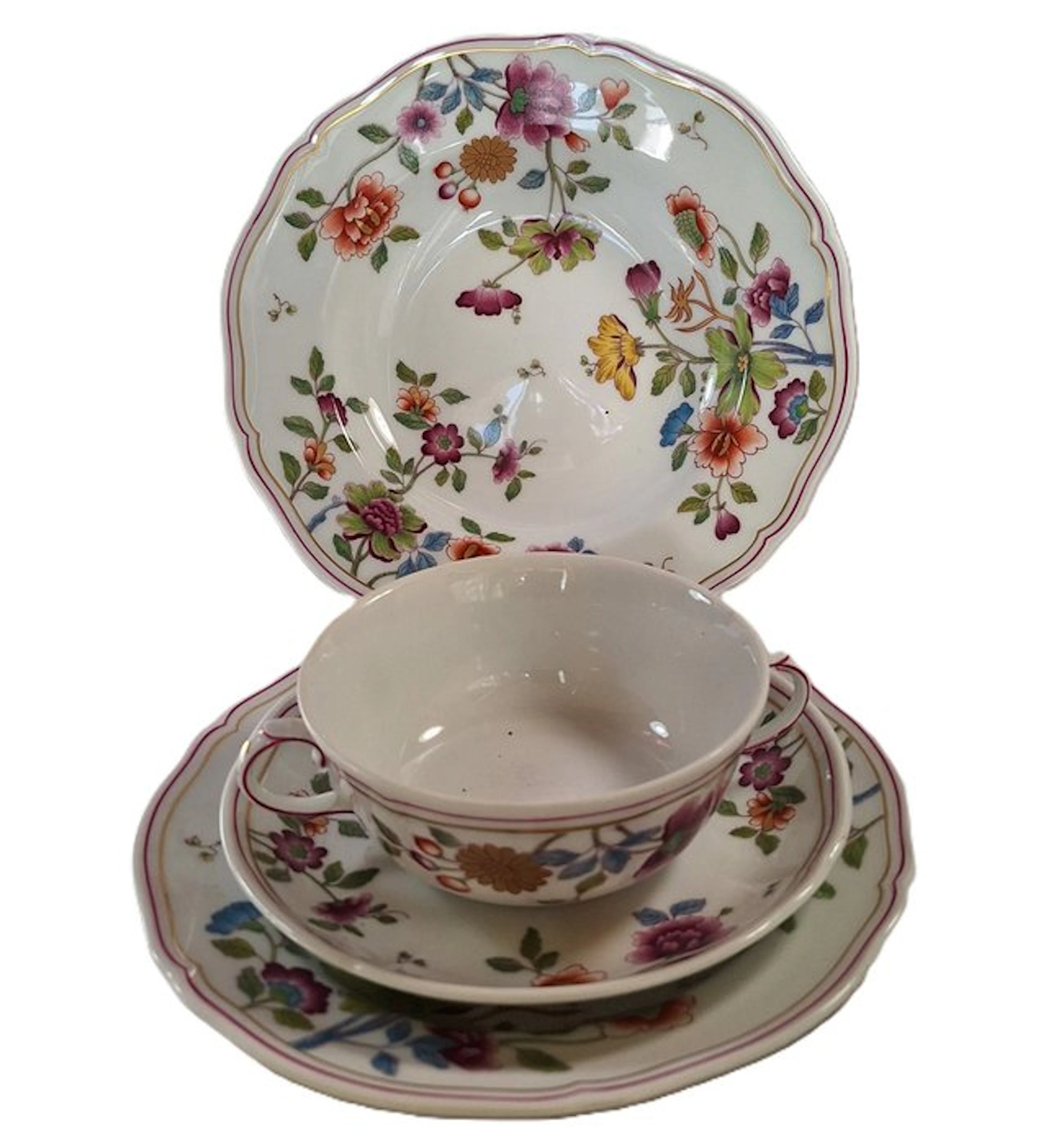 Richard Ginori - Plate (2) - + kop en schotel - Porcelain
