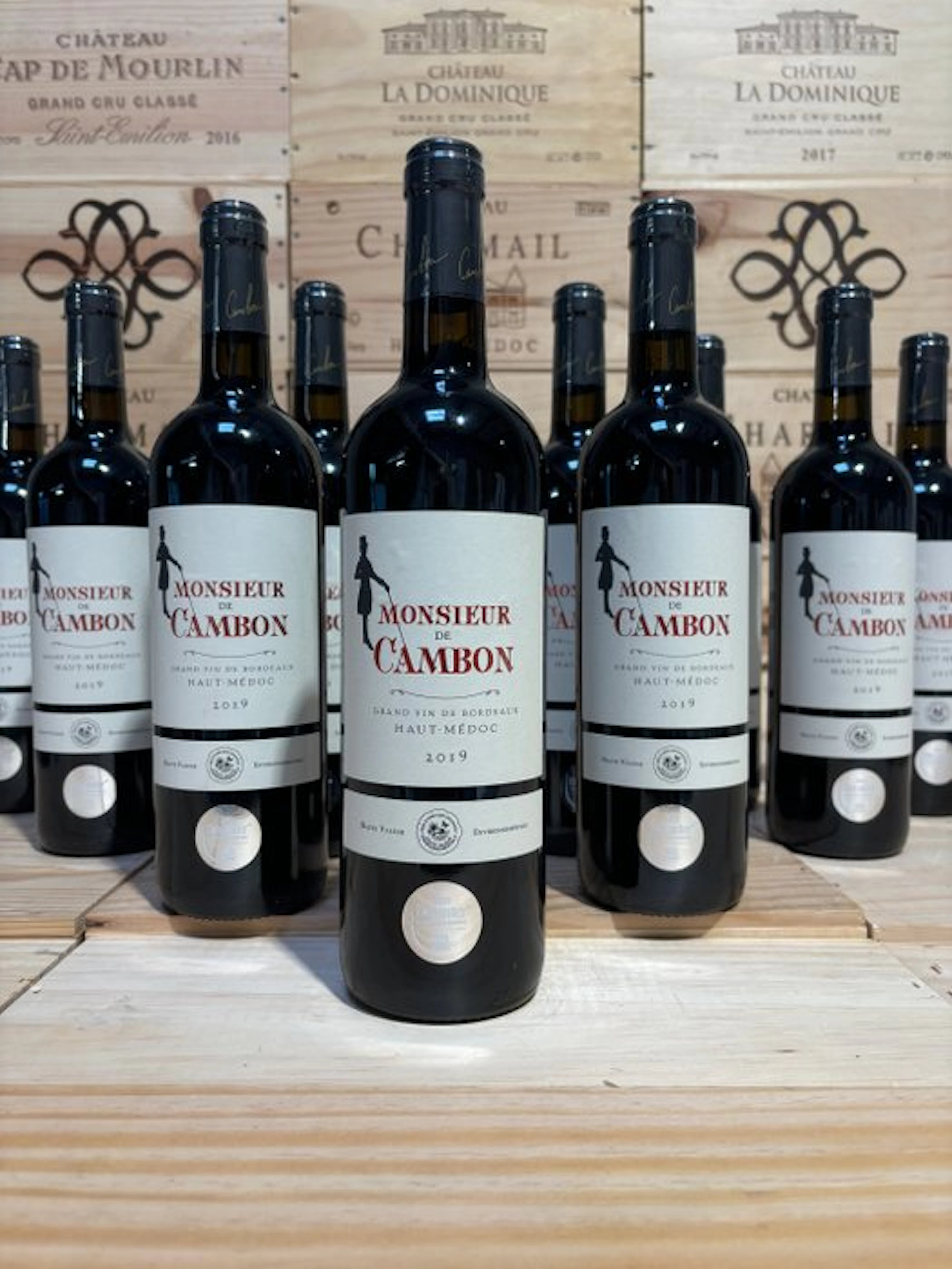 2019 Monsieur de Cambon - Haut-Médoc - 12 Bottles (0.75L)