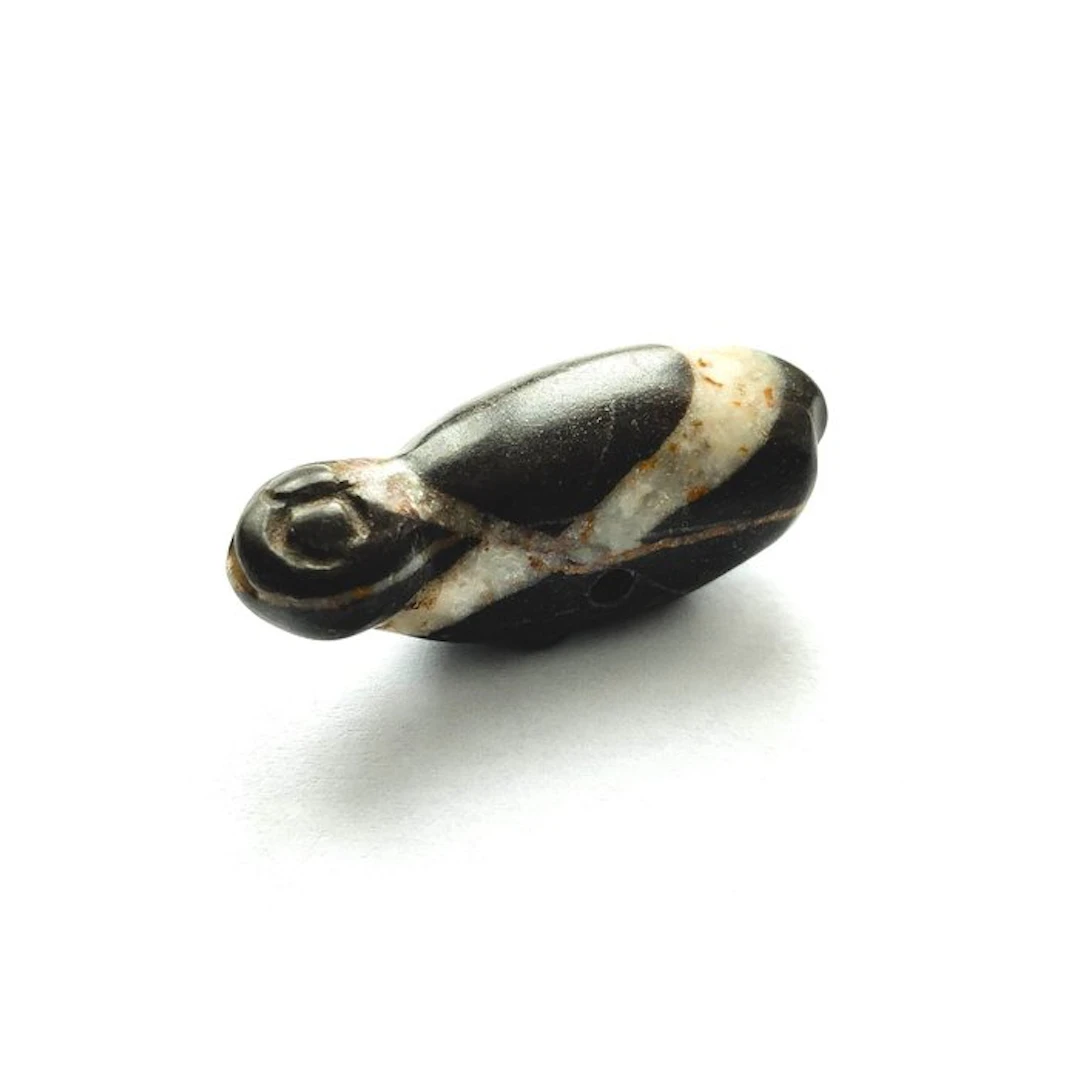 Ancient Chinese Lapis Lazuli with Marble Incrustation...