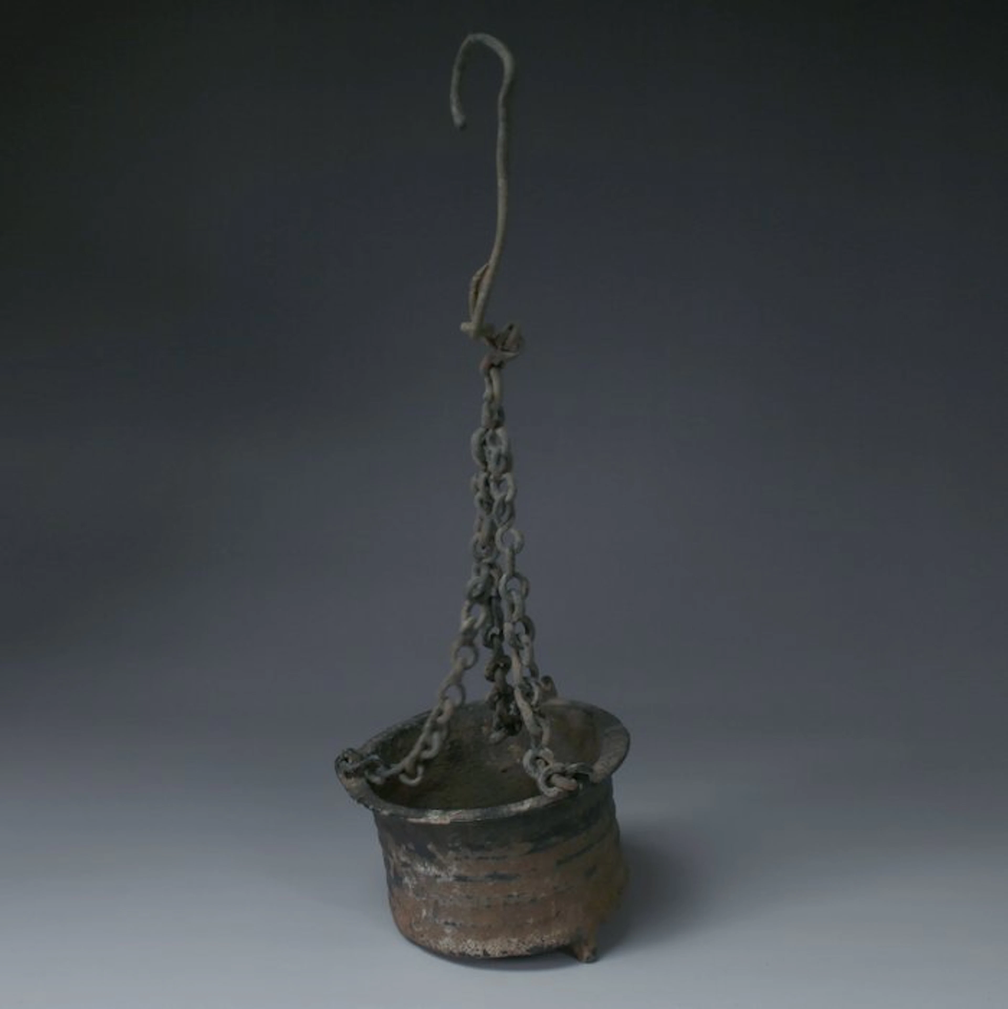 Late Roman/Early Byzantine Bronze RARE Incense burner with Greek inscription