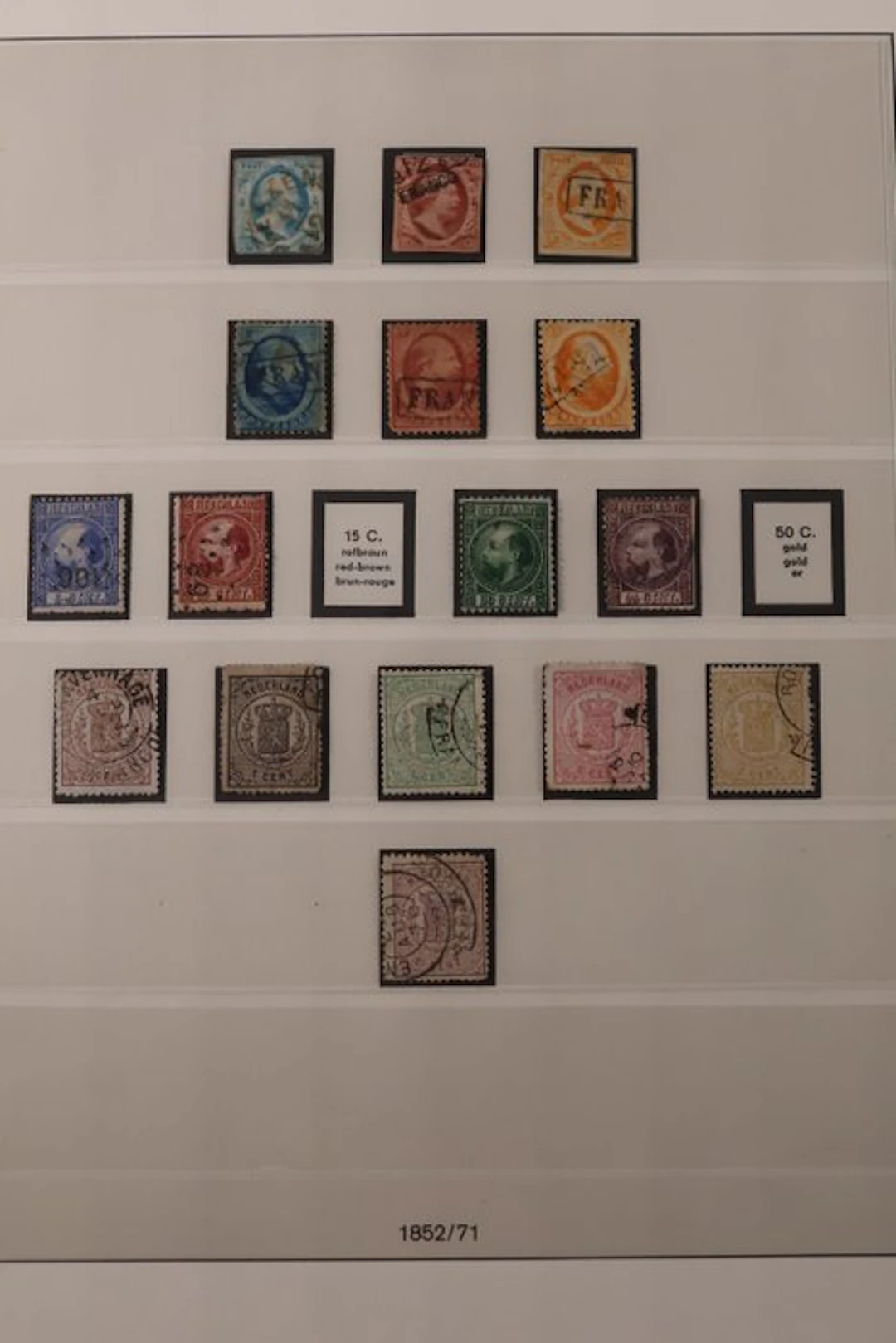 Netherlands 1852/1945 - Advanced collection in Lindner...