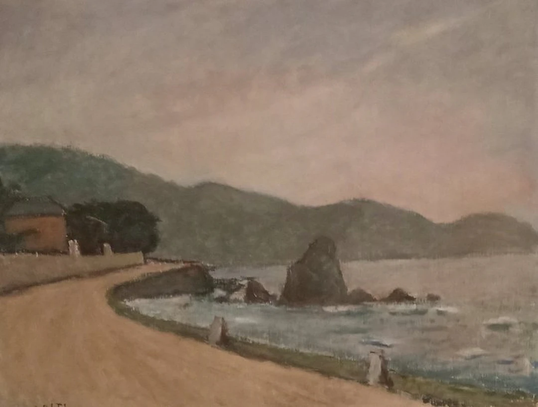 Carlo Fortunato Rosti (1885-1974) - Veduta costiera