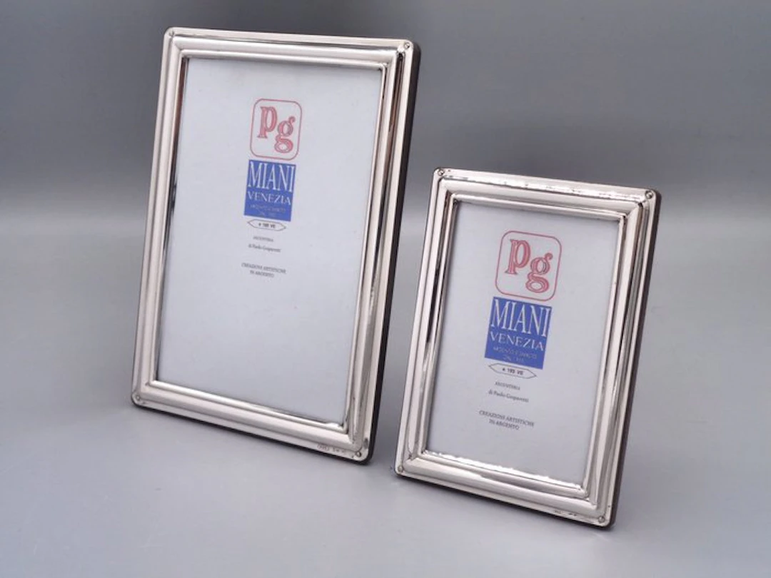 PG-Miani Argenteria - Picture frame (2) - .925 silver - 9x13 and 6x9