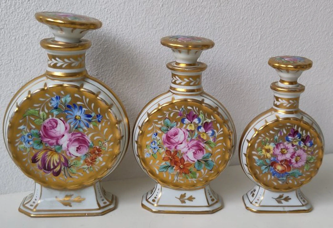 Limoges - Halga Paris - Perfume bottle (3) - Porcelain