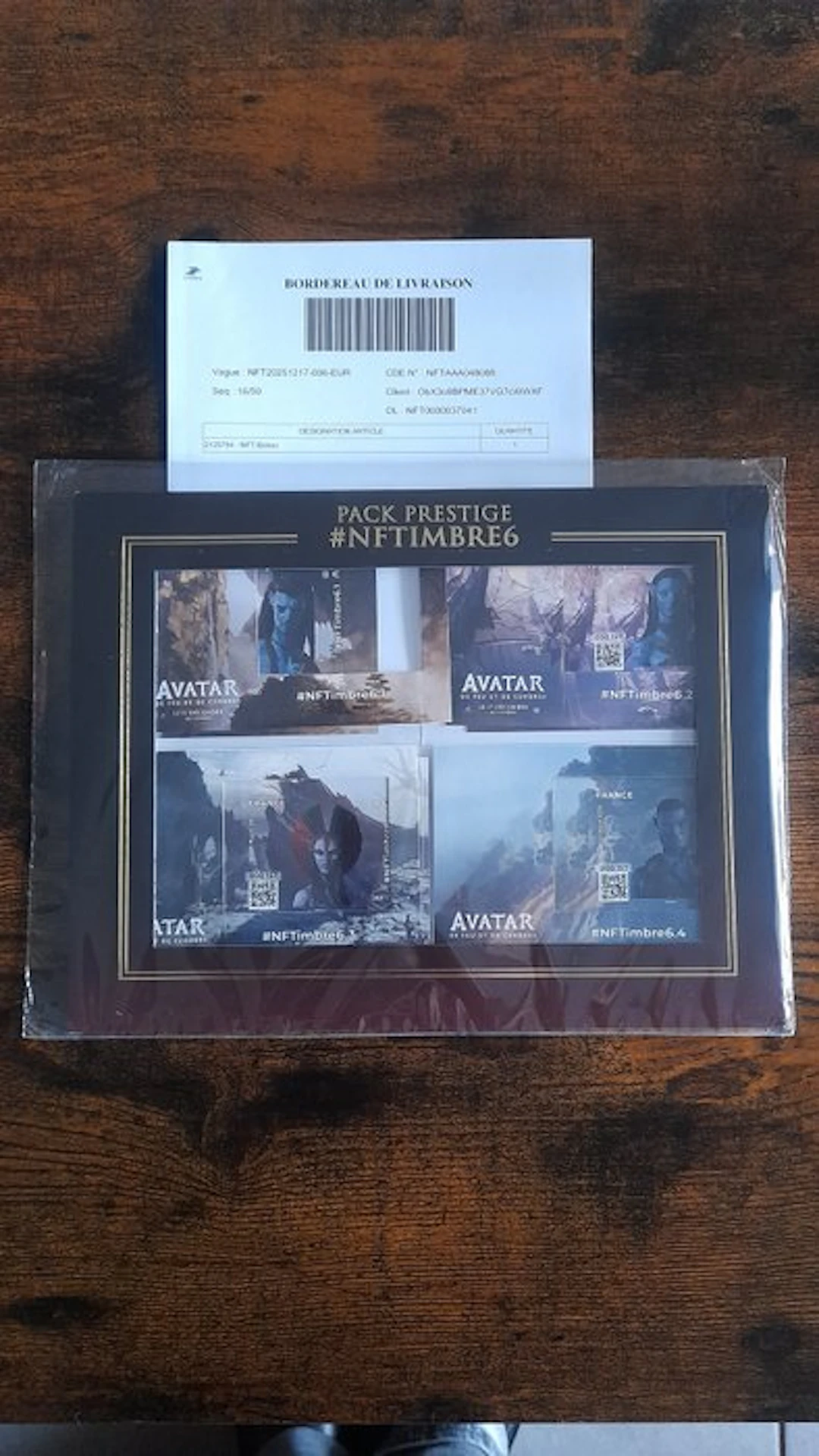 France 2025/2025 - Pack Prestige Avatar NFT 6 - NFT...