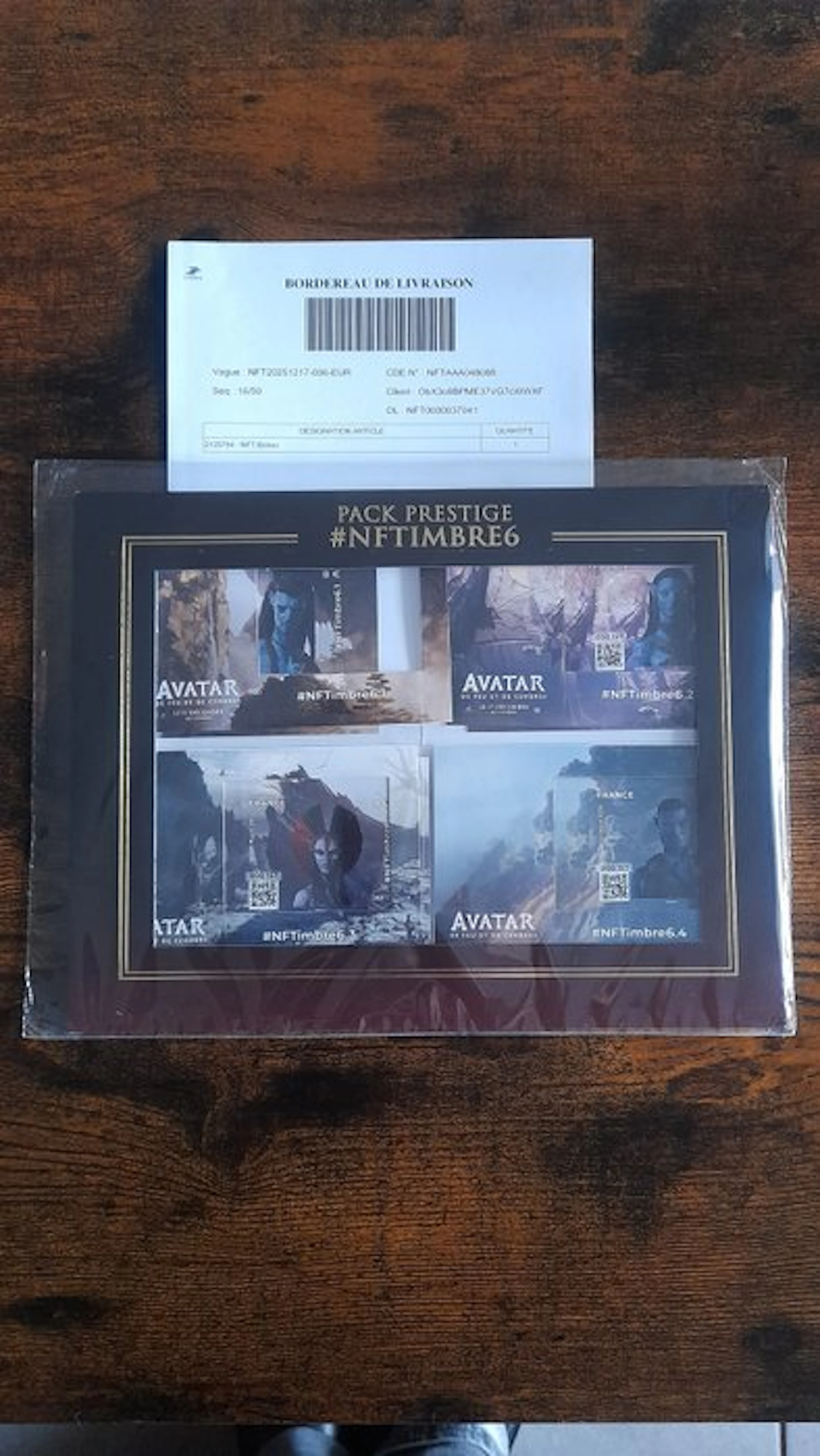 France 2025/2025 - Pack Prestige Avatar NFT 6 - NFT...