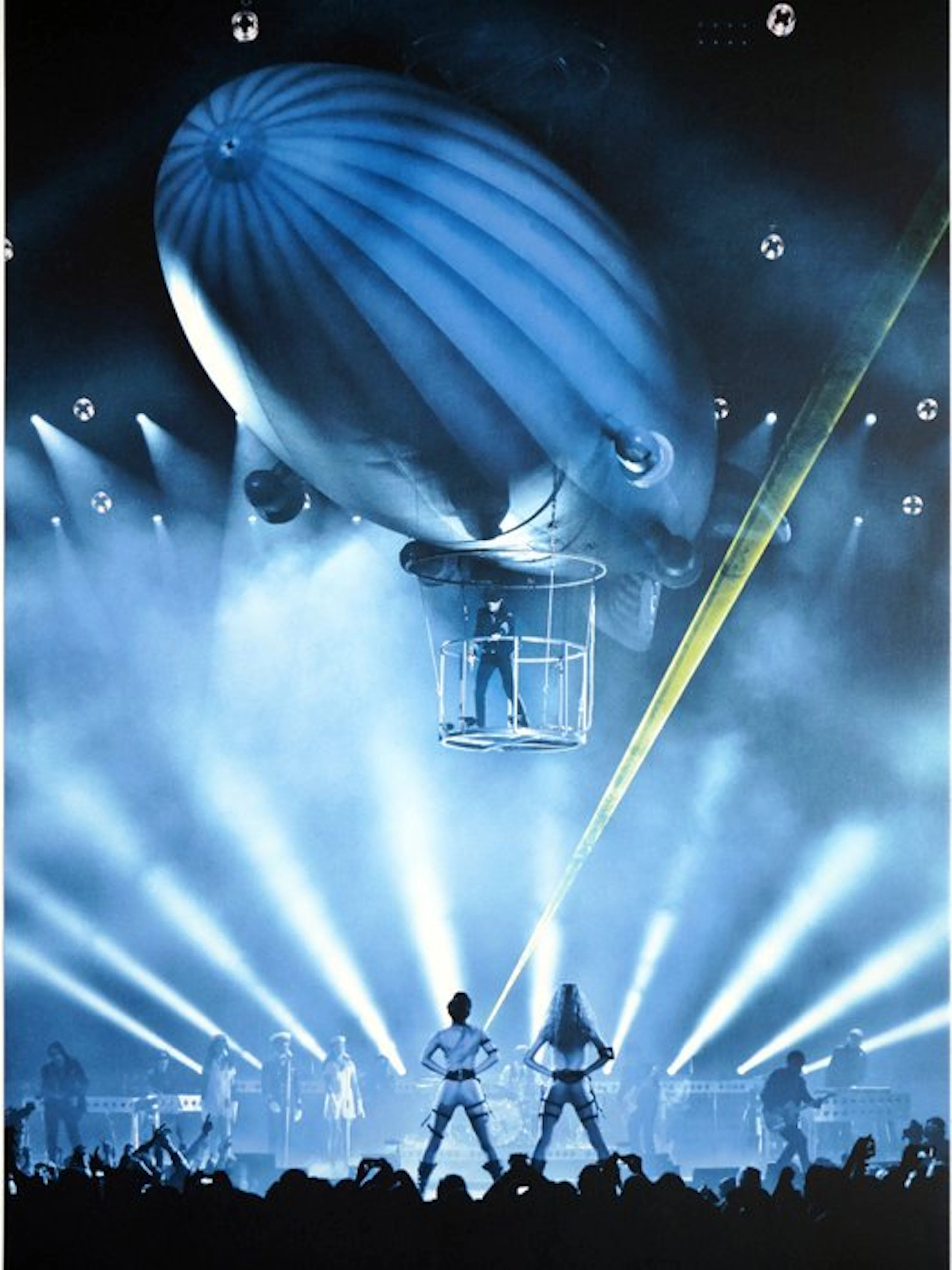 Udo Lindenberg (1946) - im schwebenden Zeppelin - XXL - 50x32 cm