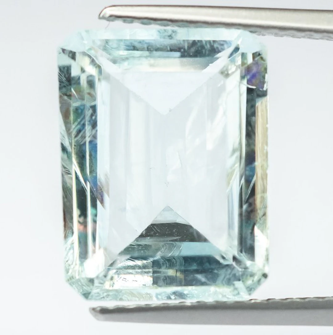 No reserve price Aquamarine - 5.56 ct - Antwerp...