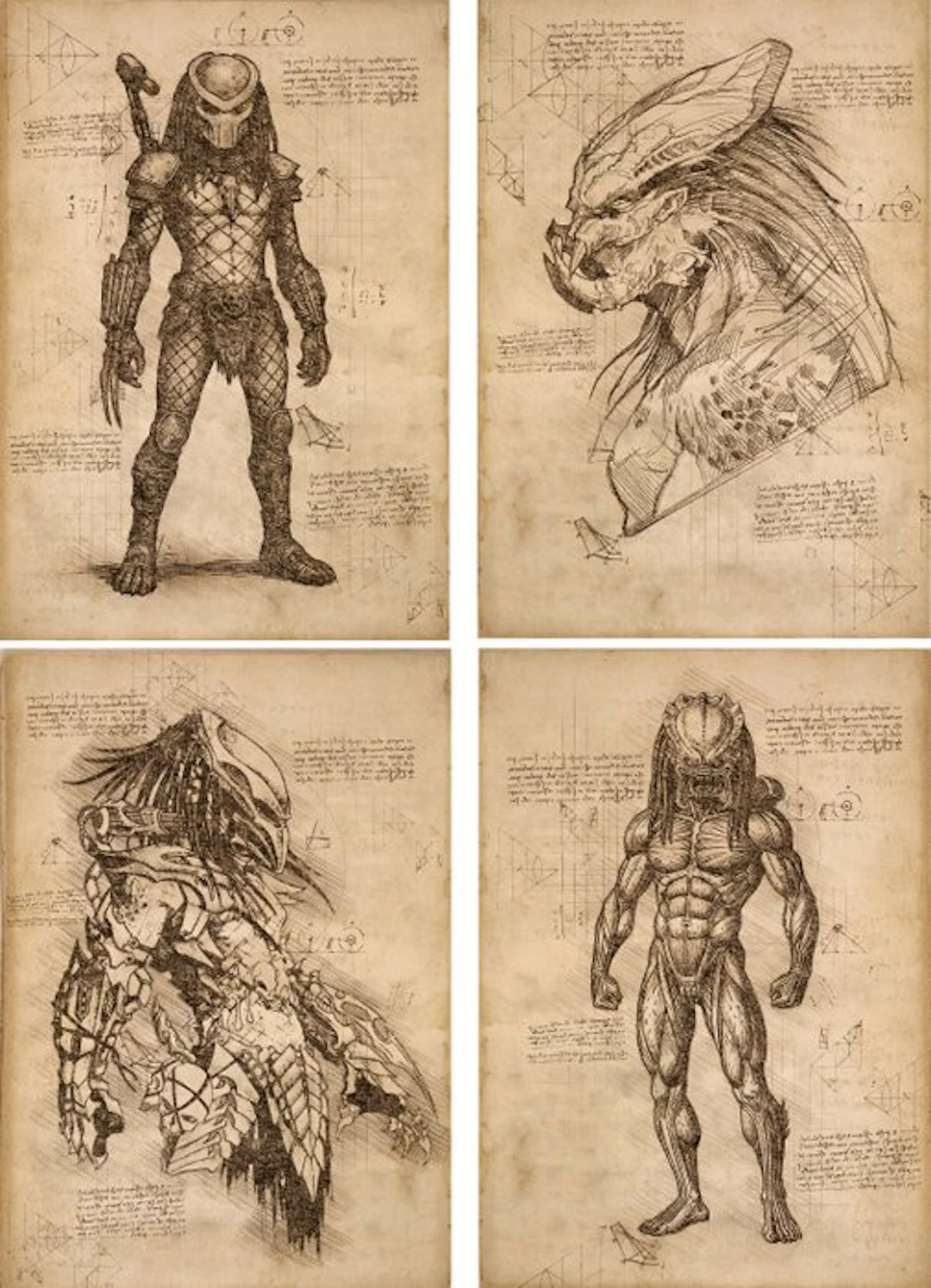Boriani - 4x Predator megapack, Da Vinci Series - limited edition