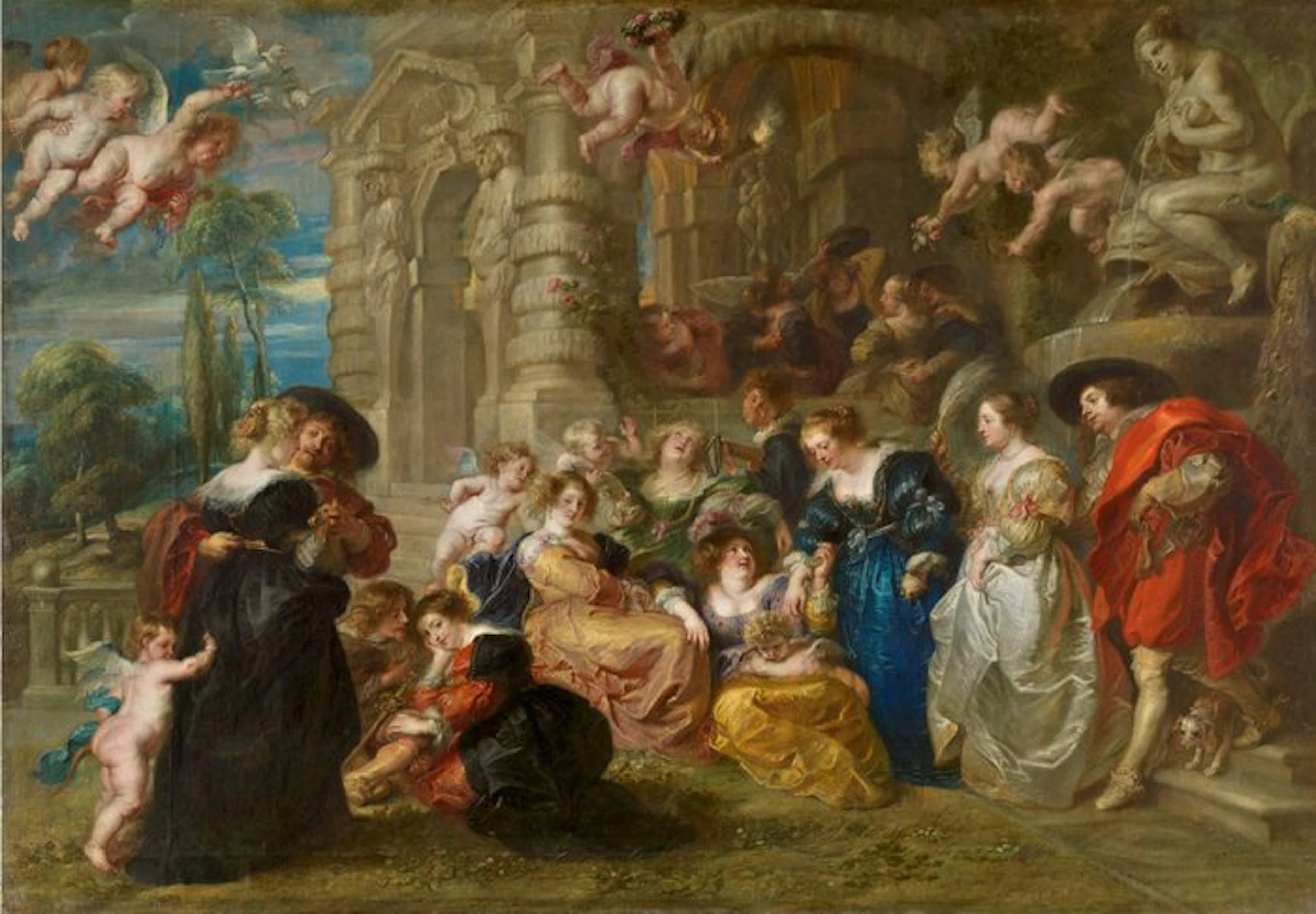 San Leucio exclusive cashmere plaid - 17th-century Rubens...