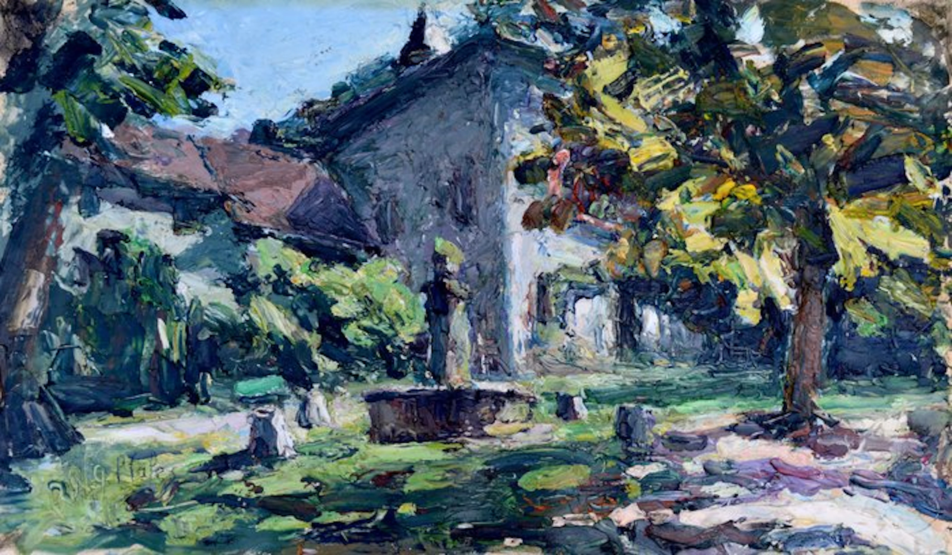 Pierre Calès (1870-1961) - Place de Tencin