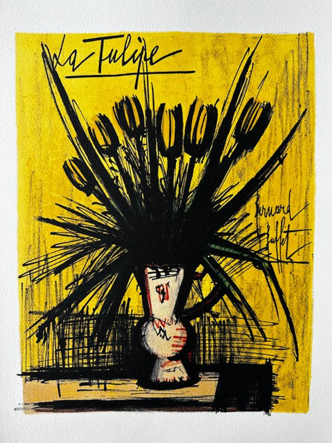 Bernard Buffet (1928-1999) - La tulipe