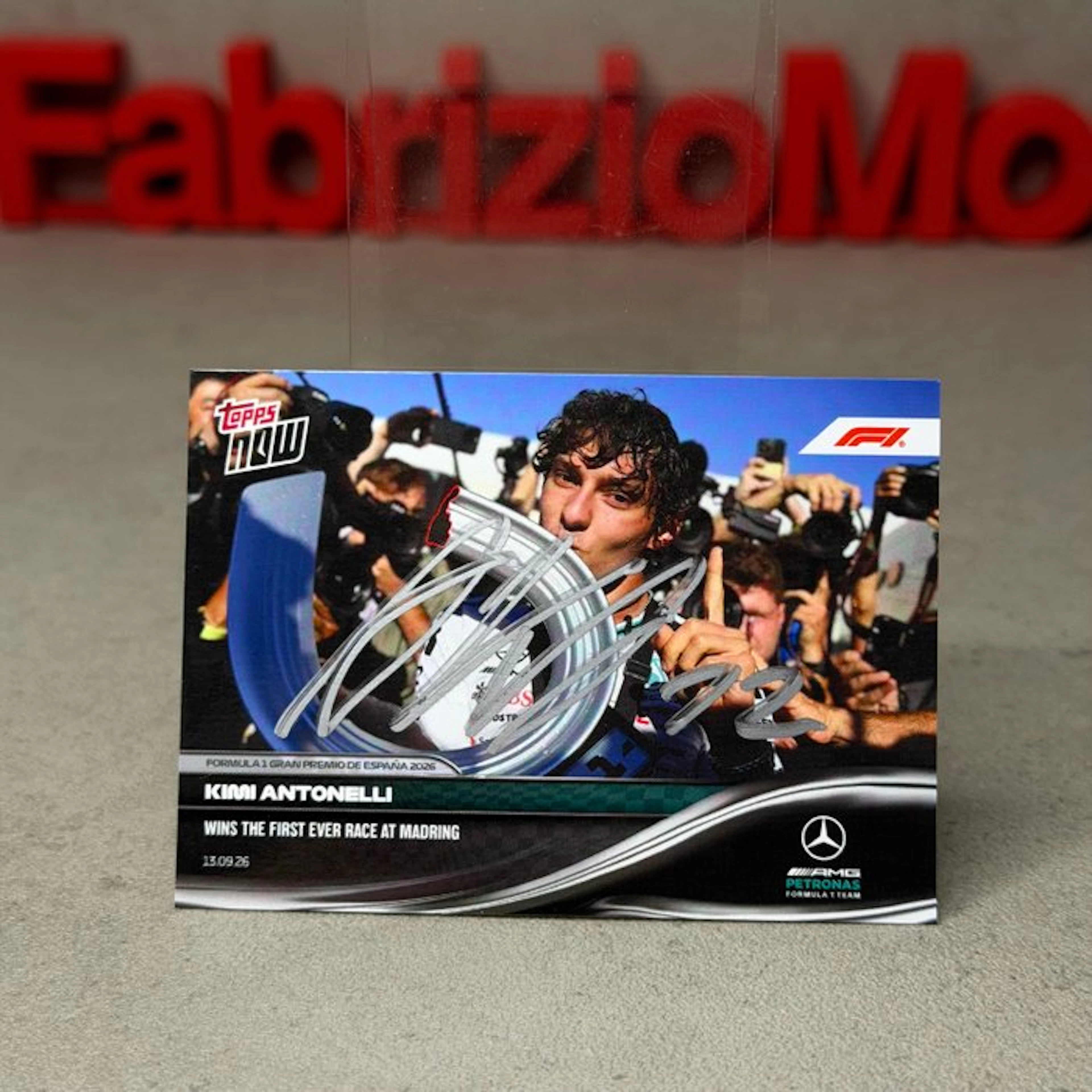 Mercedes - Topps Now - Spain GP 2026 Wins the first ever...