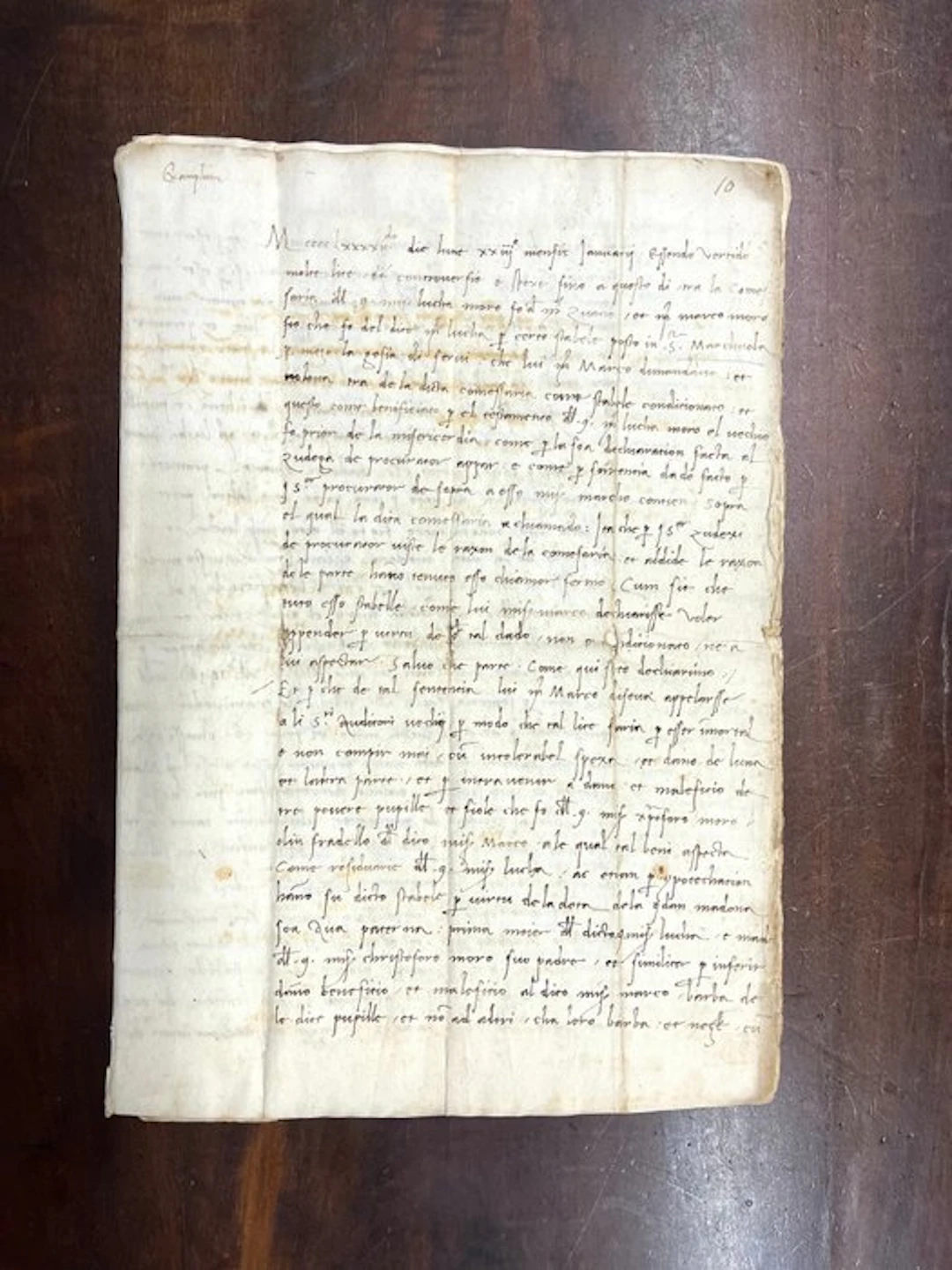 Dinastia Patrizia dei Moro - Venezia - Manoscritto in...