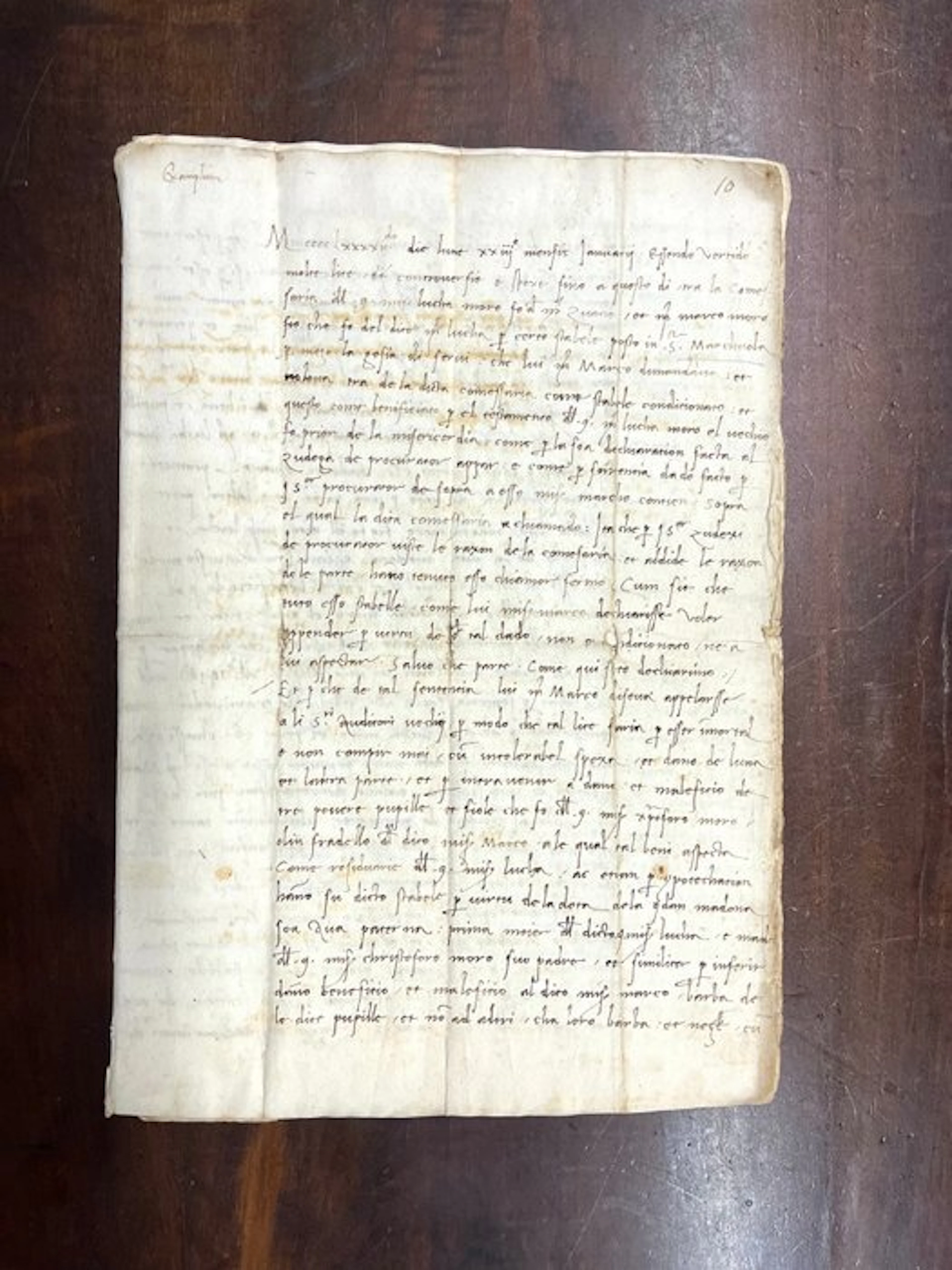 Dinastia Patrizia dei Moro - Venezia - Manoscritto in...