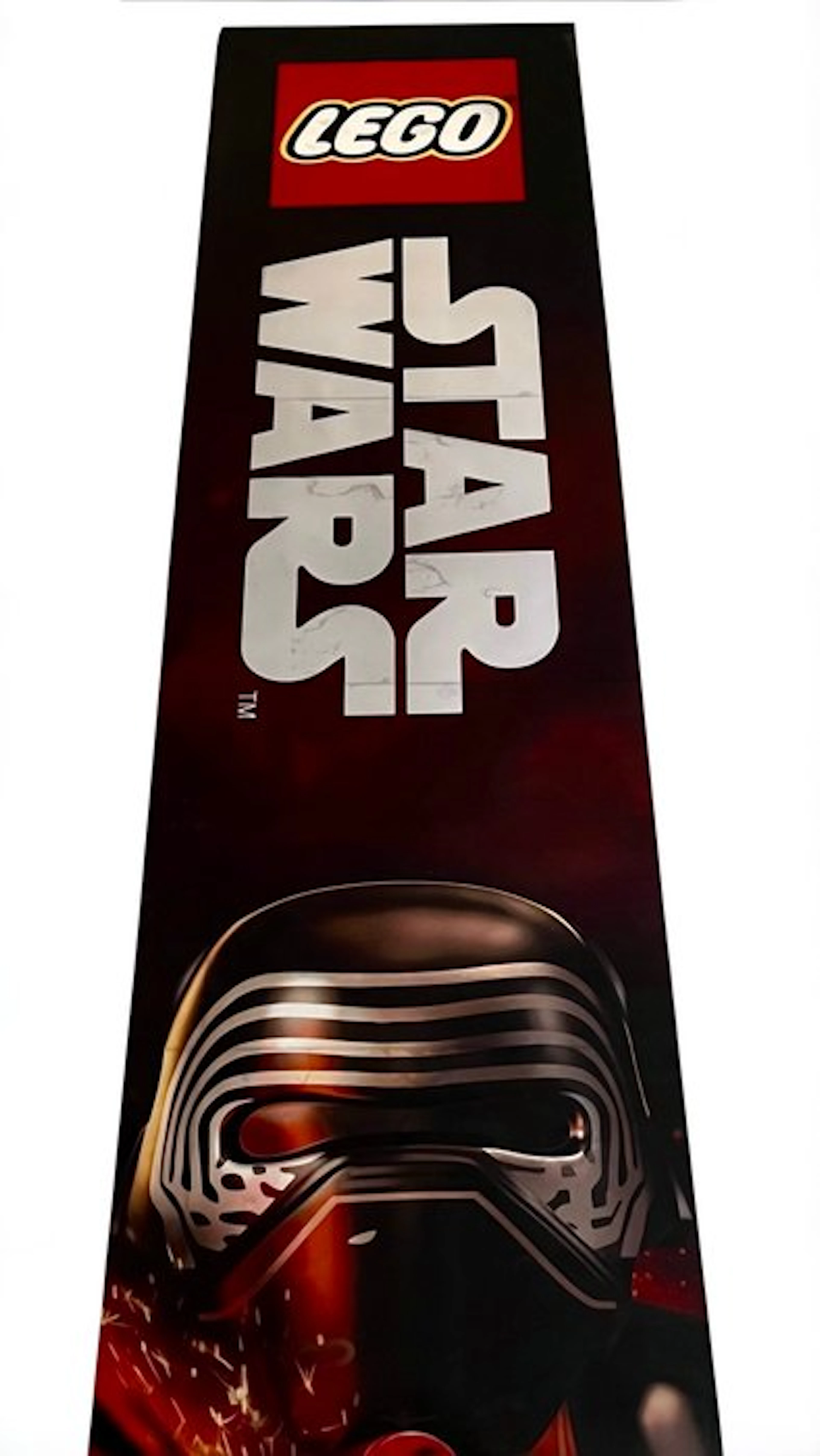 LEGO Store display - Star Wars - Flag Star Wars con casco Kylo Ren