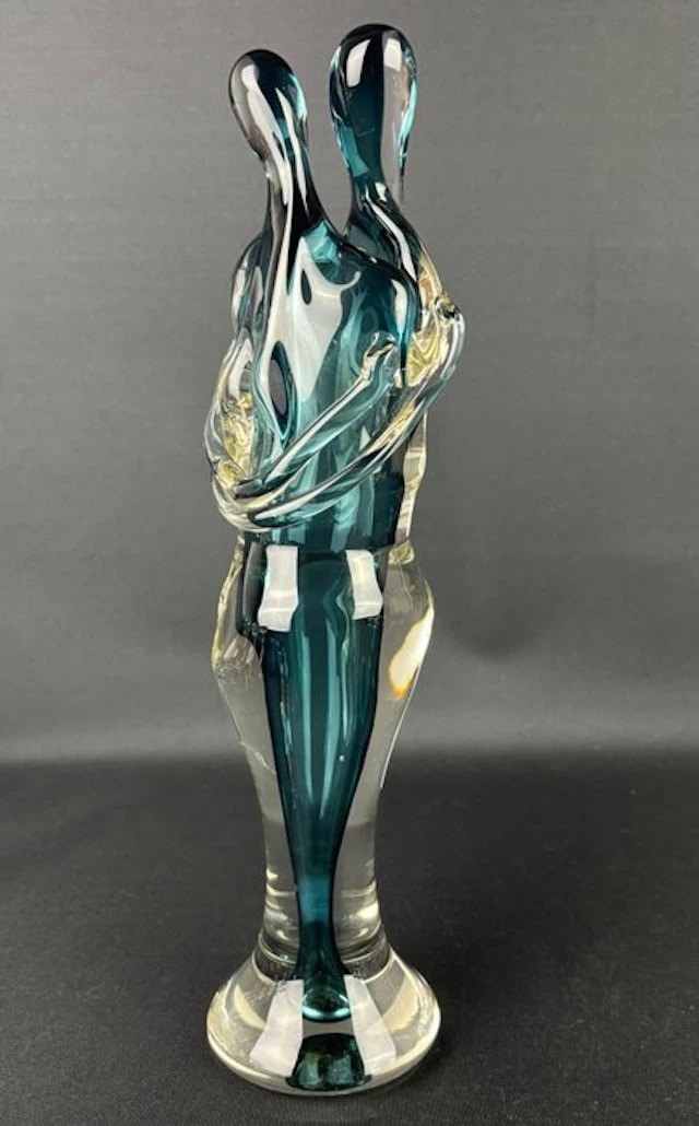 Figure - Die Liebenden - Glass, 35 cm