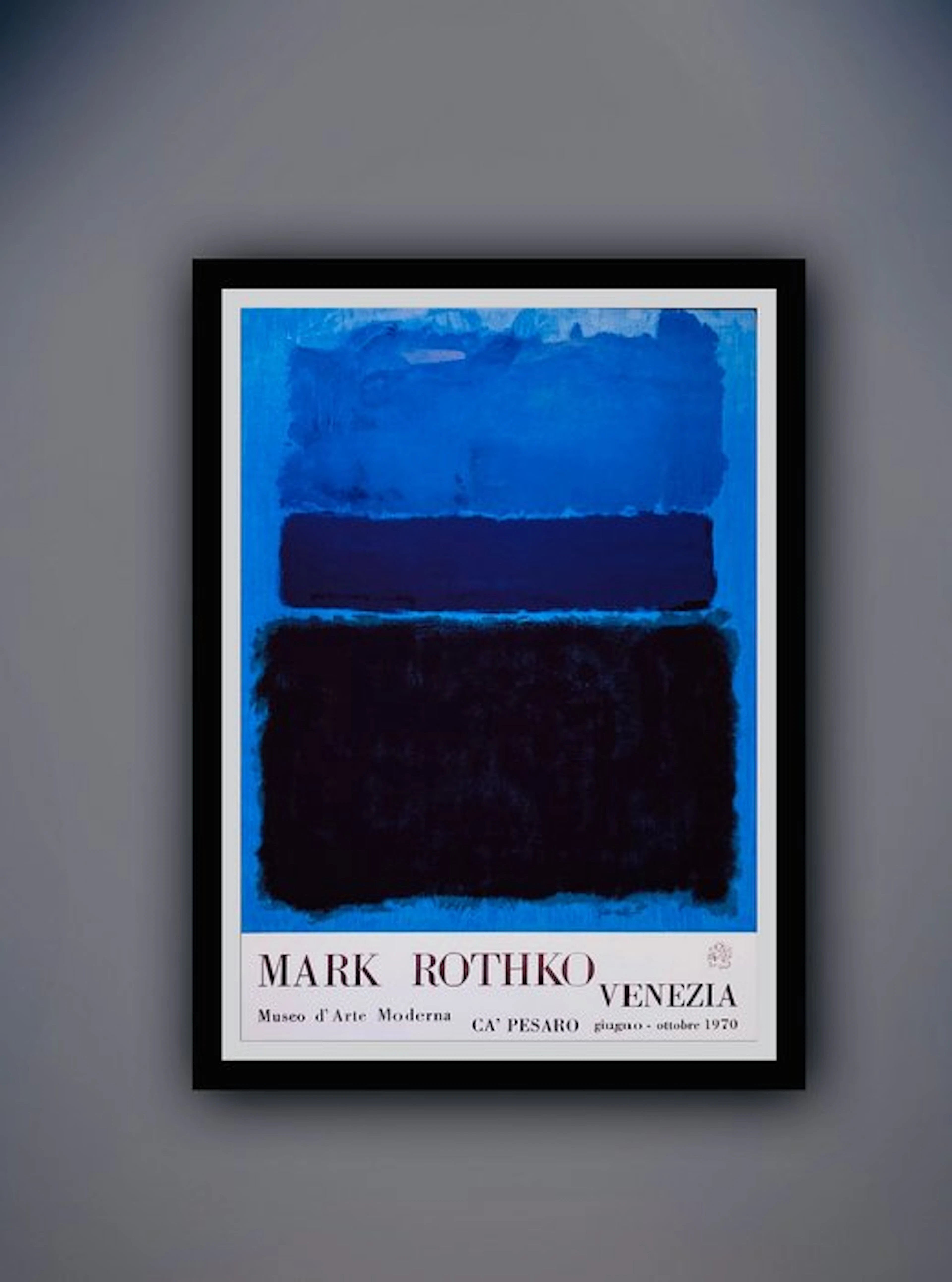 Mark Rothko - “Exhibition Venezia, 1970”.
