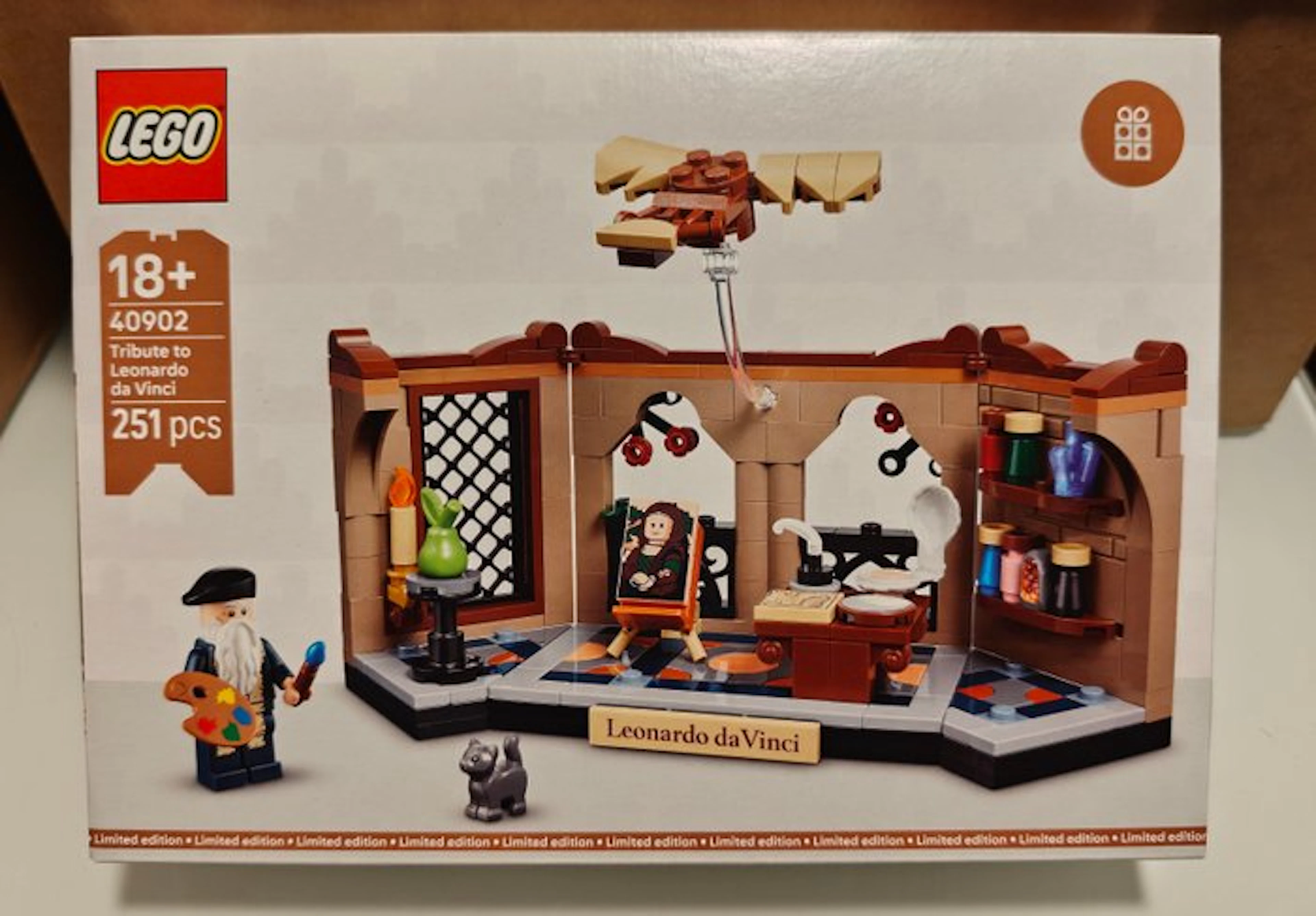 LEGO Set - 40902 - Promotional - Tribute to Leonardo da Vinci