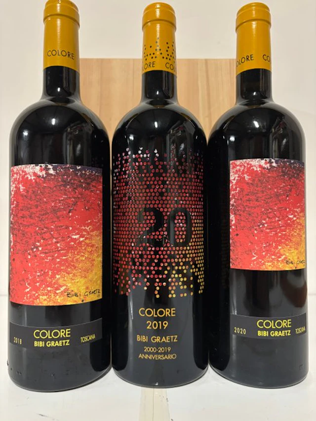 2018 , 2019, 2020 Bibi Graetz, Colore Rosso - Tuscany - 3 Bottles (0.75L)