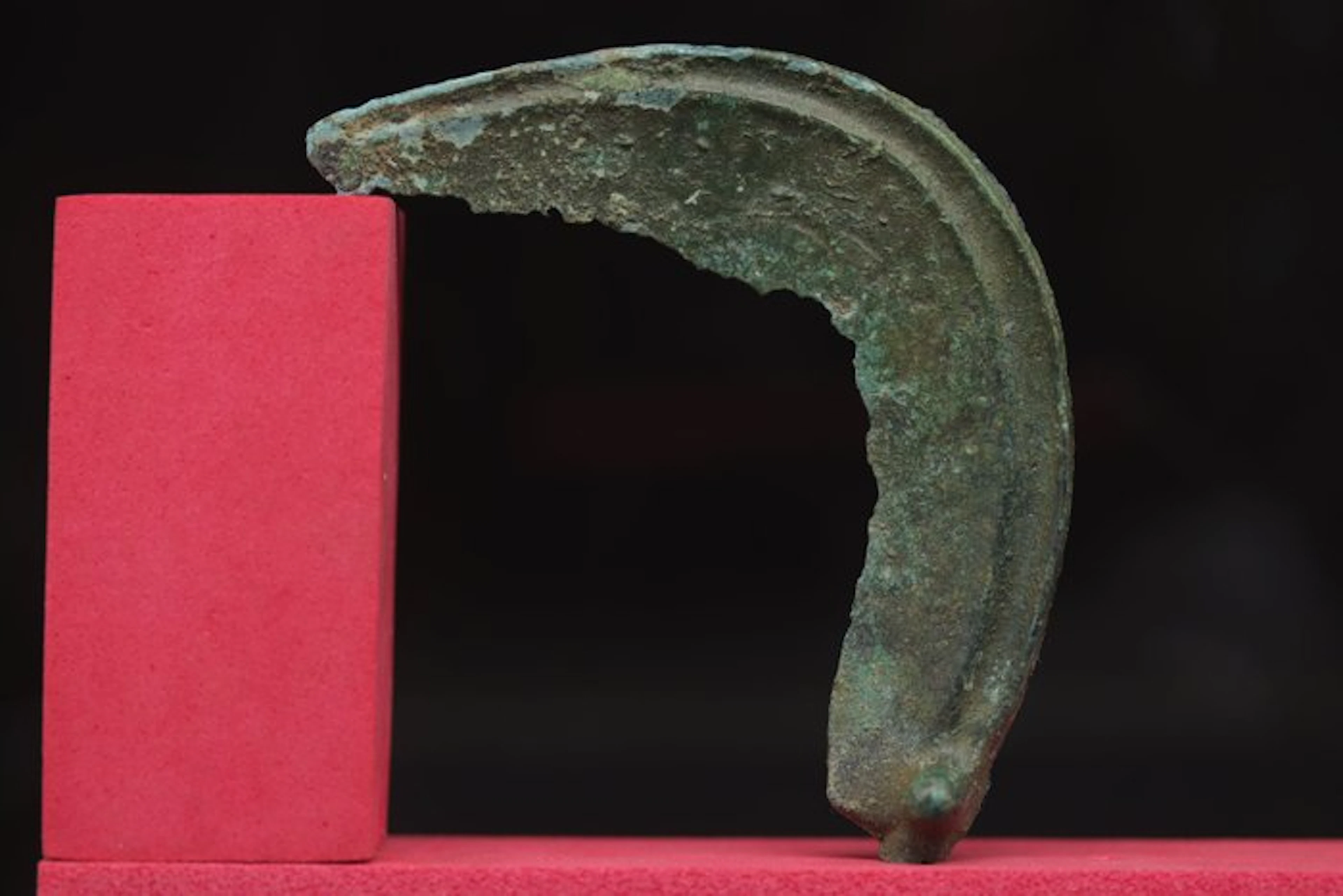Bronze Age (Urnfield Culture) - Bronze Votive Sickle...