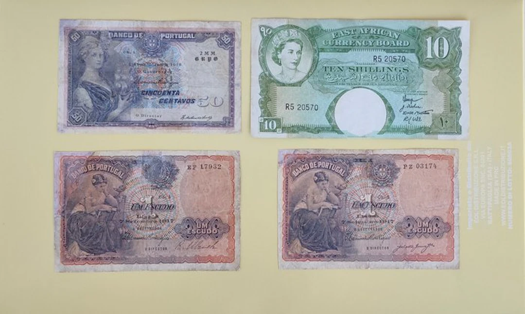 Portugal, East Africa. - 4 Banknotes - Various Dates
