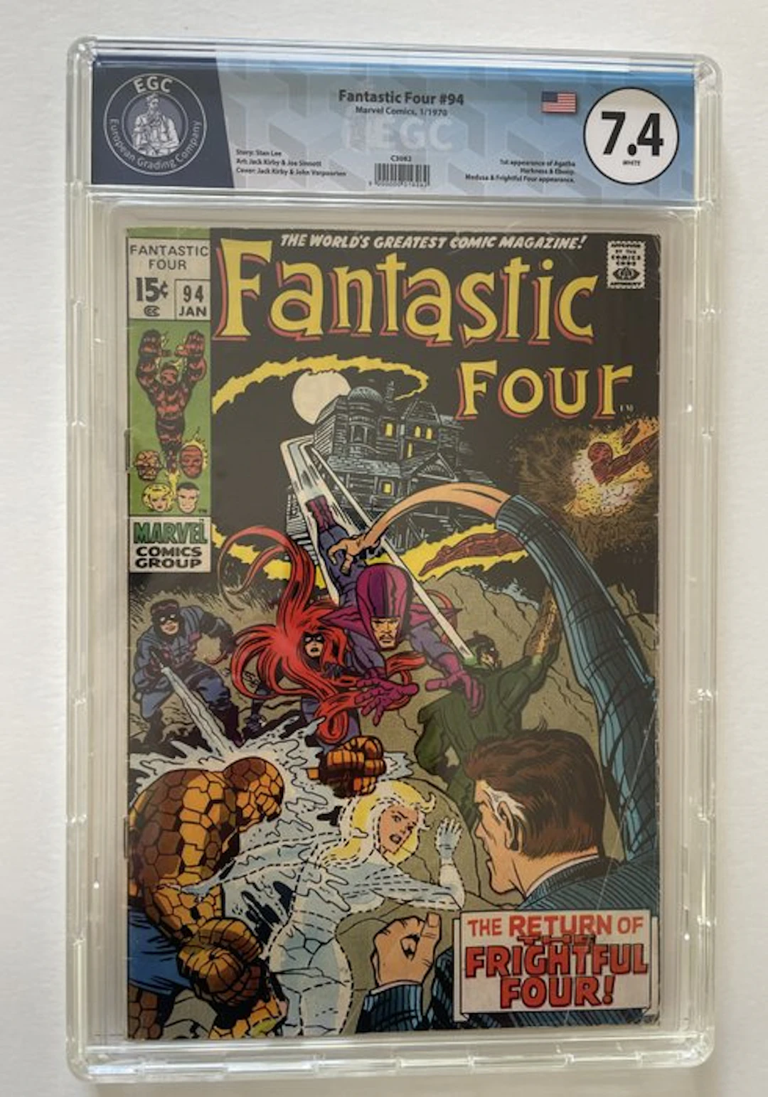 Fantastic Four #94 - EGC 7.4 - The Return of the...